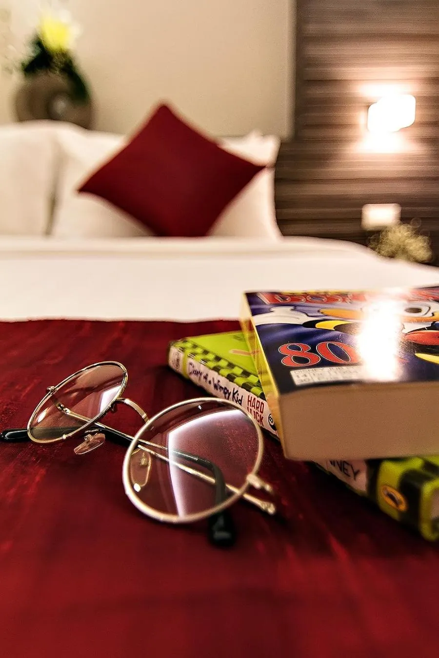 Bed in Bossotel Bangkok