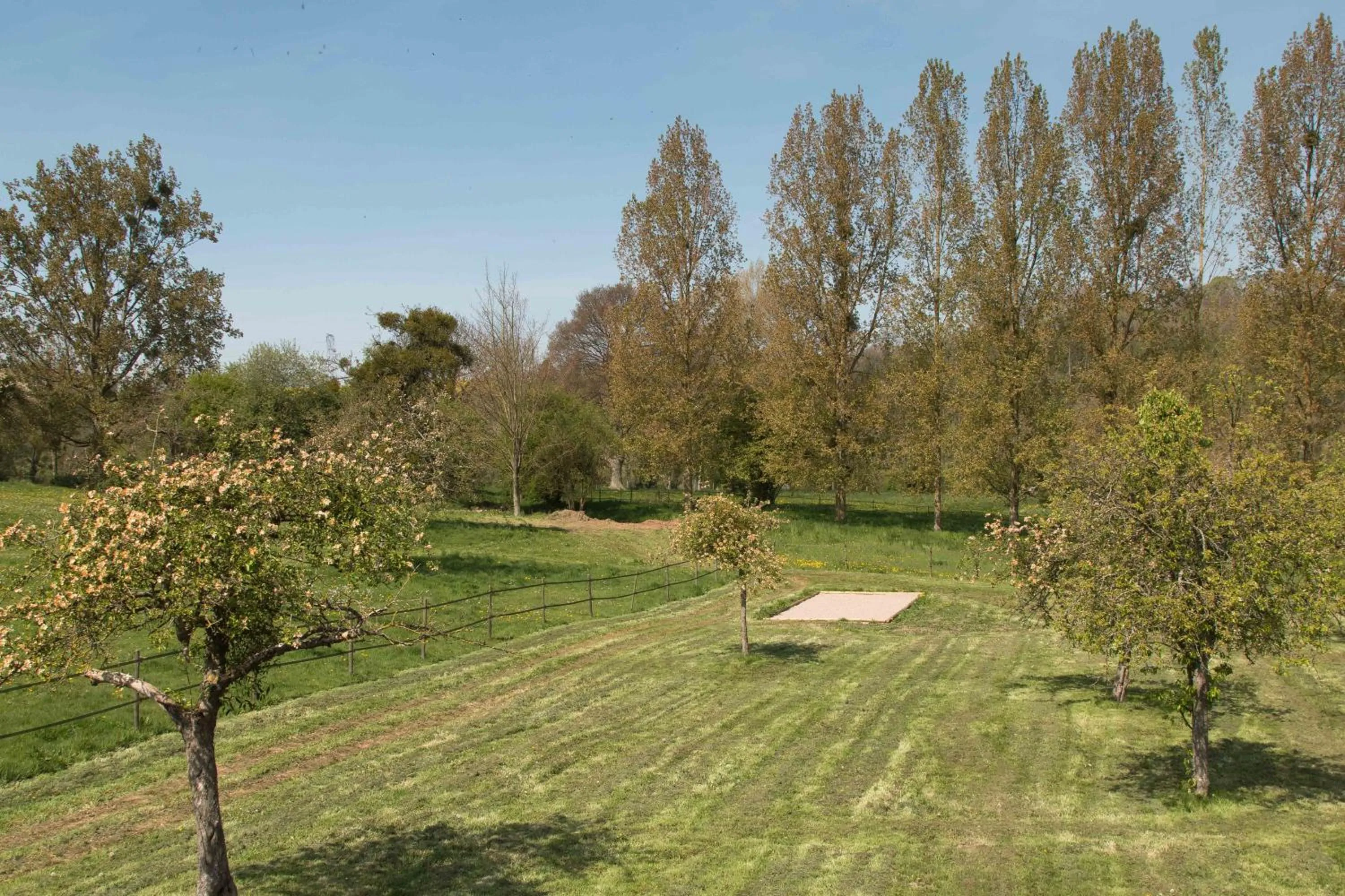 Garden view in La Pomme Pétillante