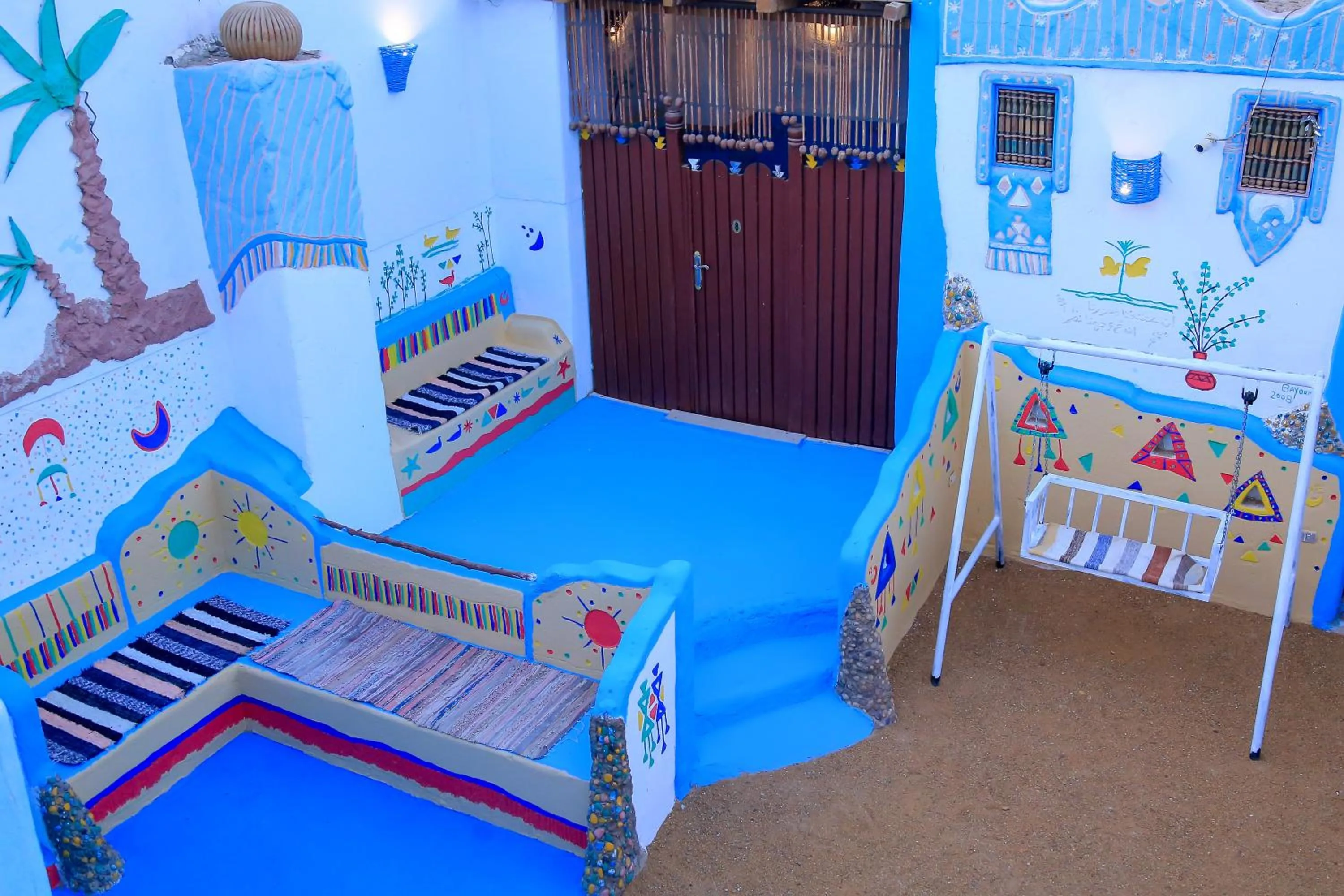 Bed in Nubian Palace Eco Lodge - A Nubian Home Since 1959