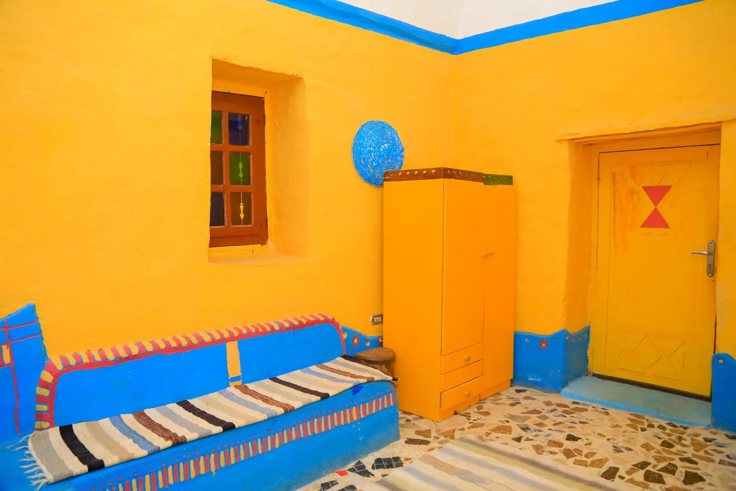 Bed in Nubian Palace Eco Lodge - A Nubian Home Since 1959