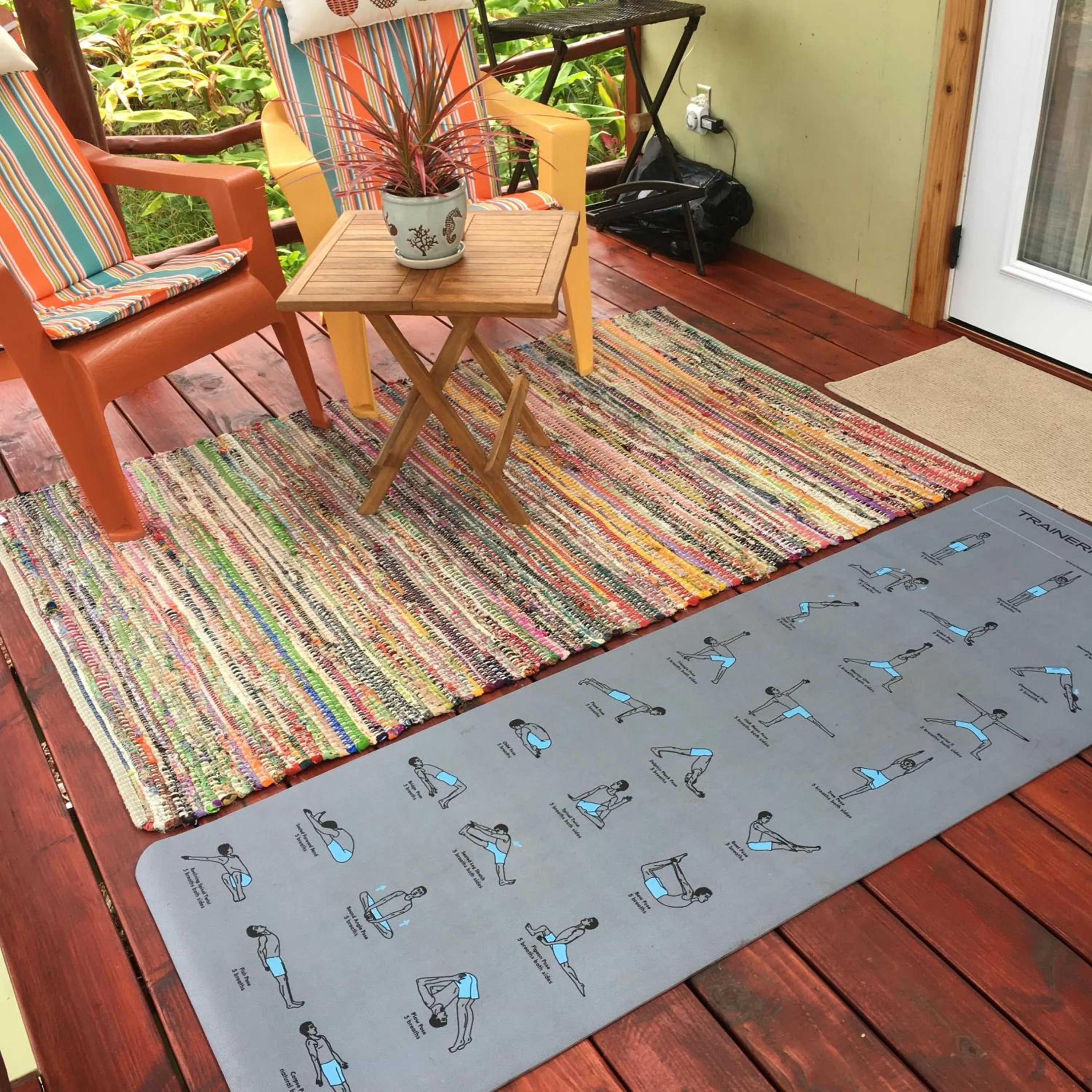 Patio in Volcano Eco Cabin & Eco Lodge