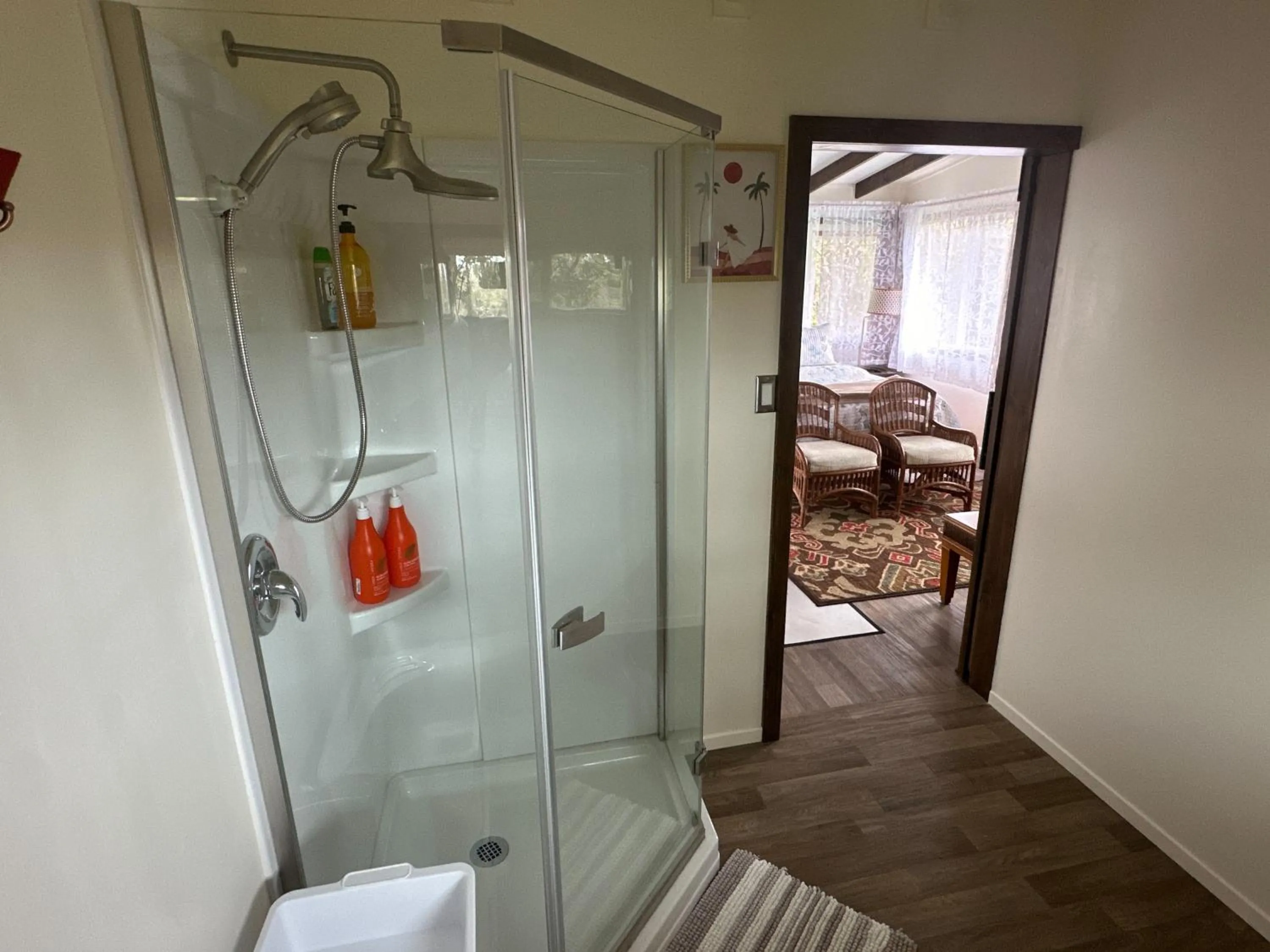 Shower in Volcano Eco Cabin & Eco Lodge