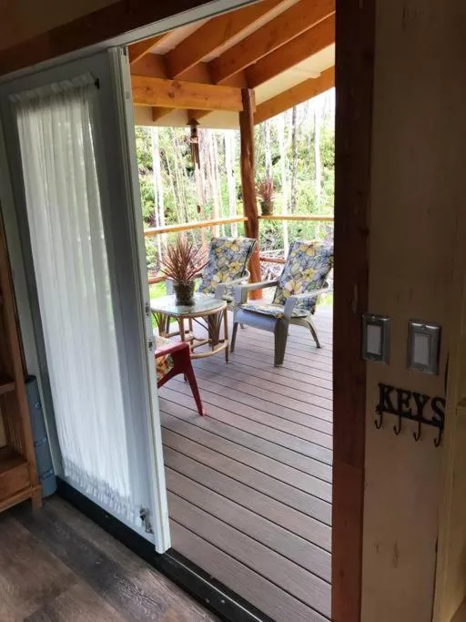 Patio in Volcano Eco Cabin & Eco Lodge