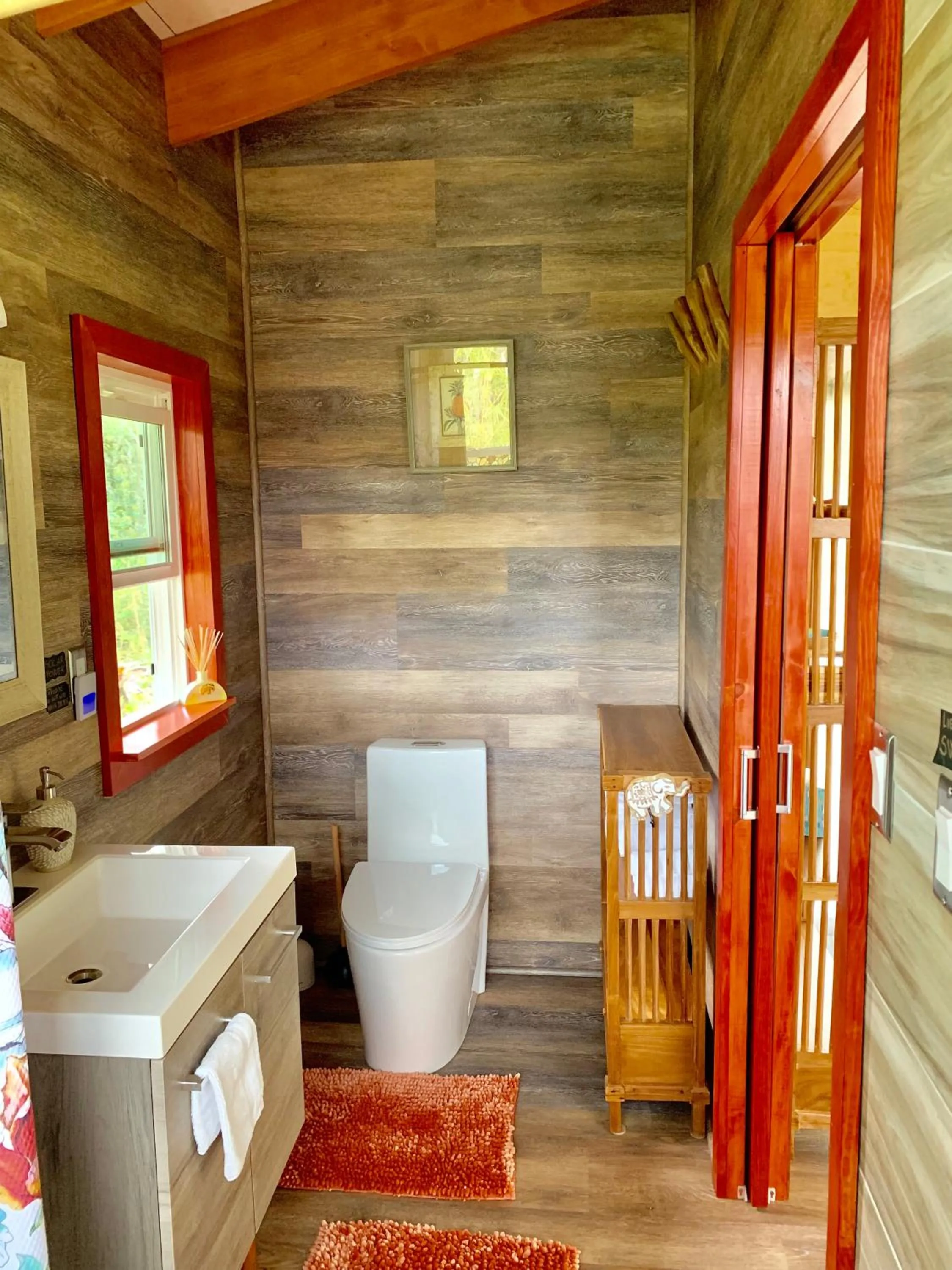 Bathroom in Volcano Eco Cabin & Eco Lodge