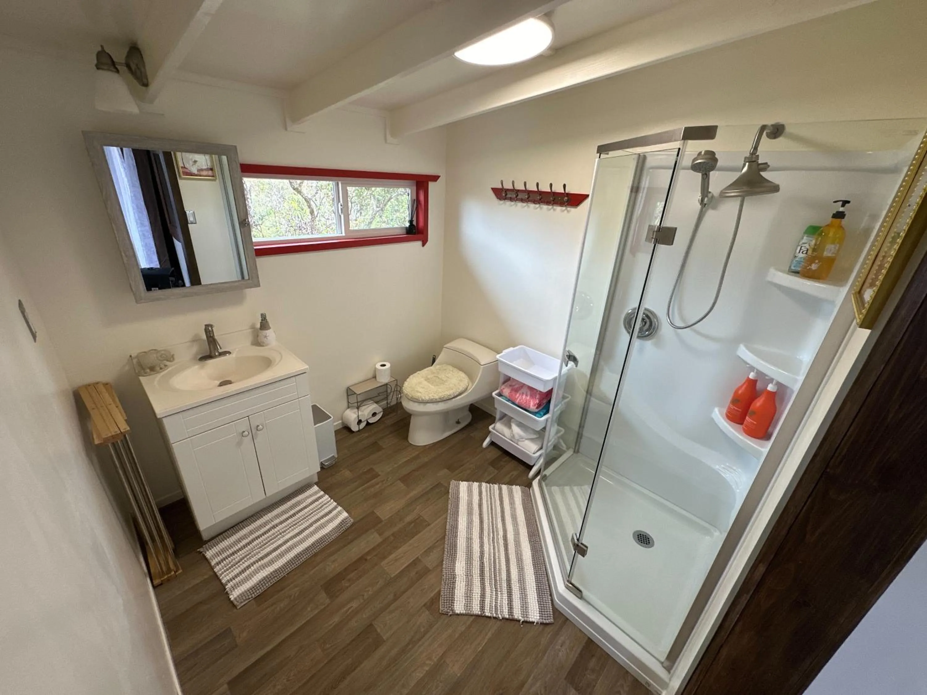 Shower in Volcano Eco Cabin & Eco Lodge