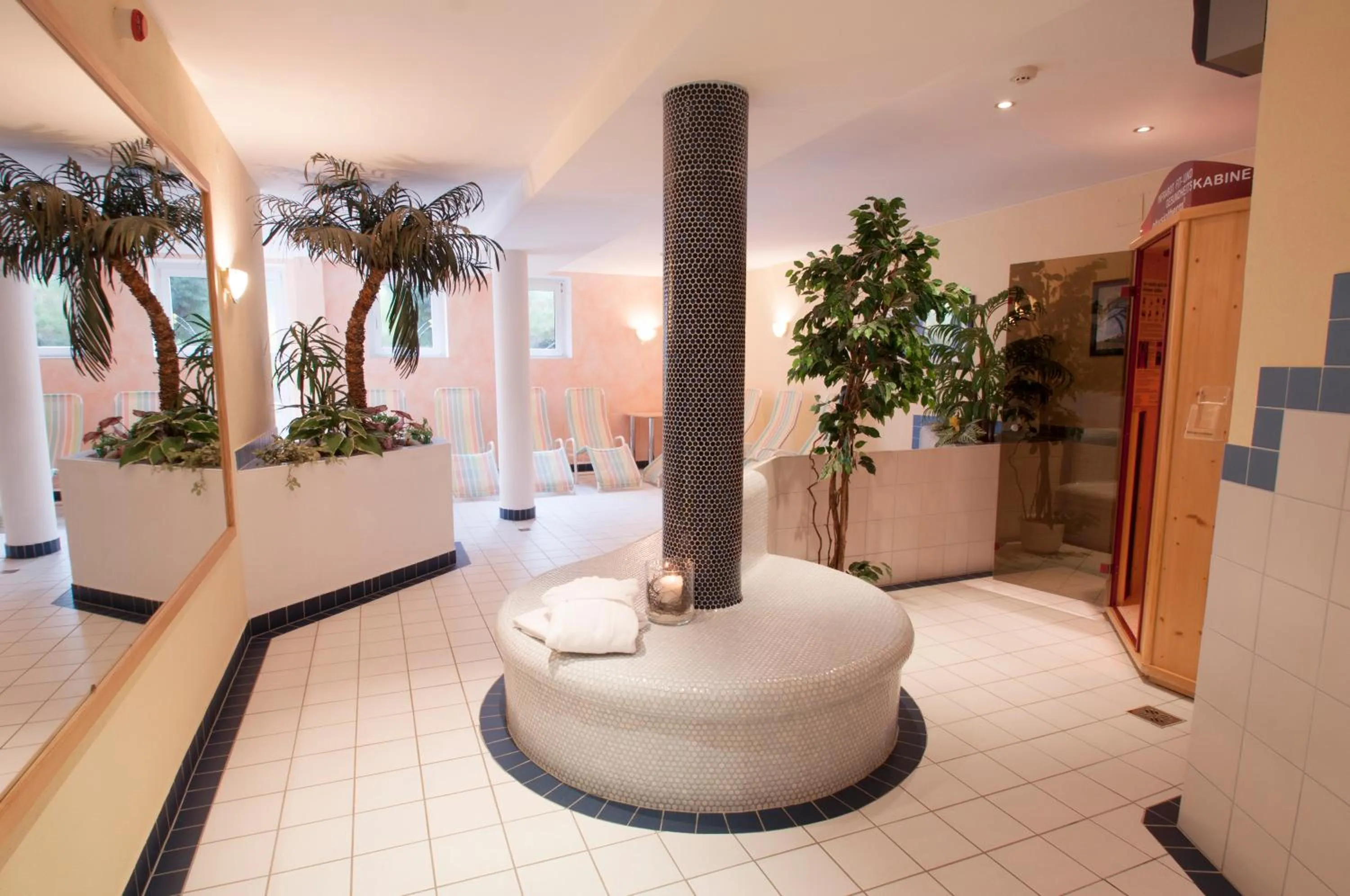 Sauna in Hotel Alpenfriede