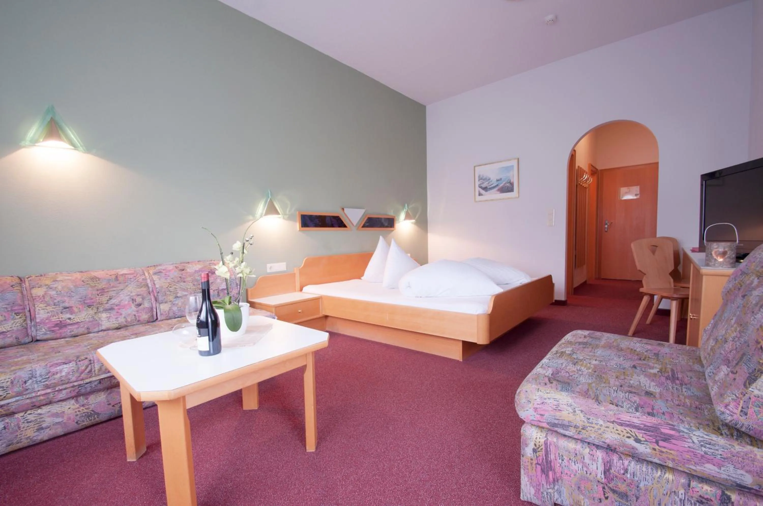 Photo of the whole room, Bed in Hotel Alpenfriede