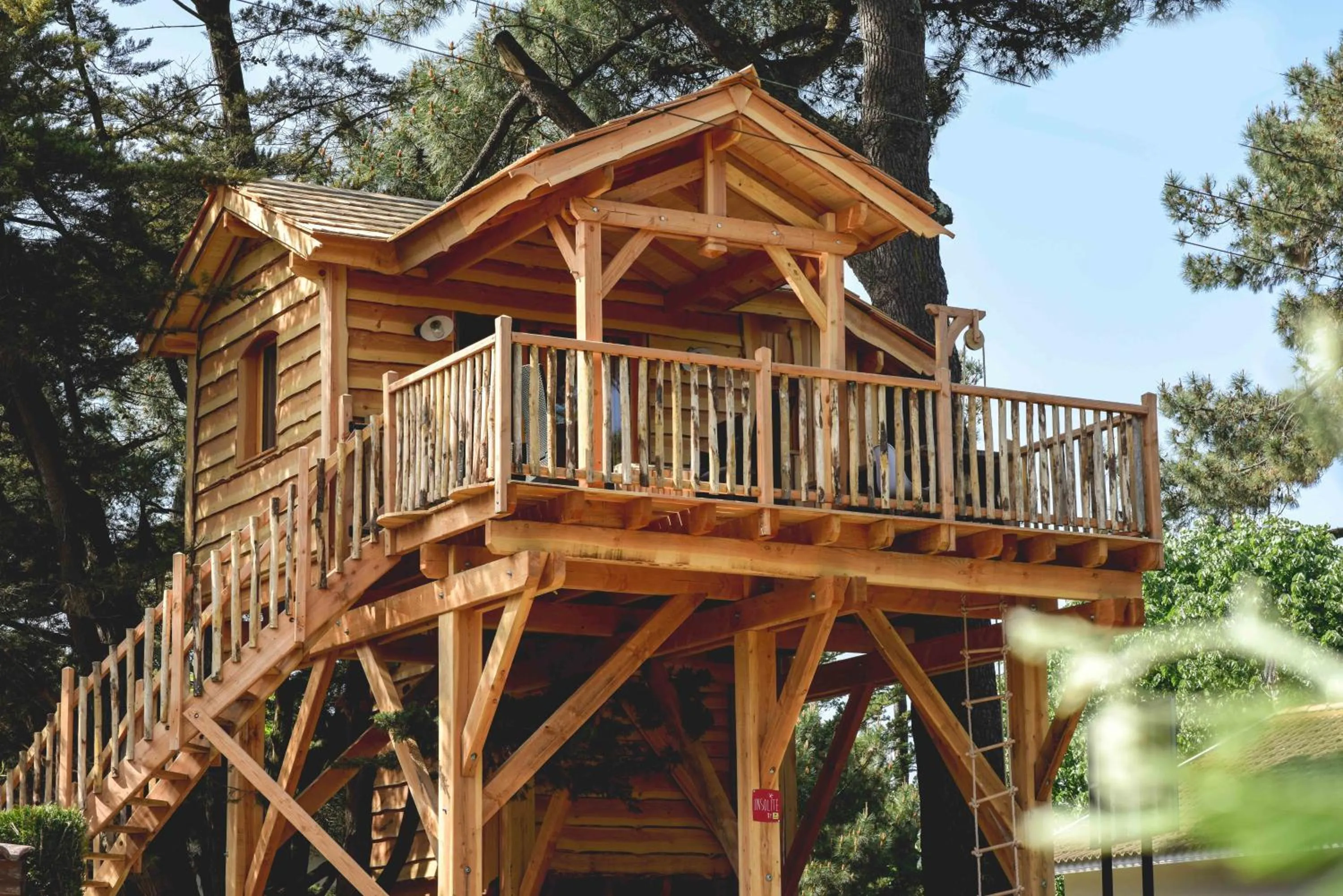 Balcony/Terrace in Logis Hôtel Emeraude des Bois