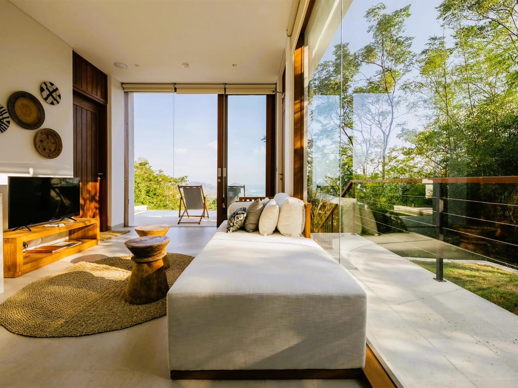 Living room in Selong Selo Resort and Villas
