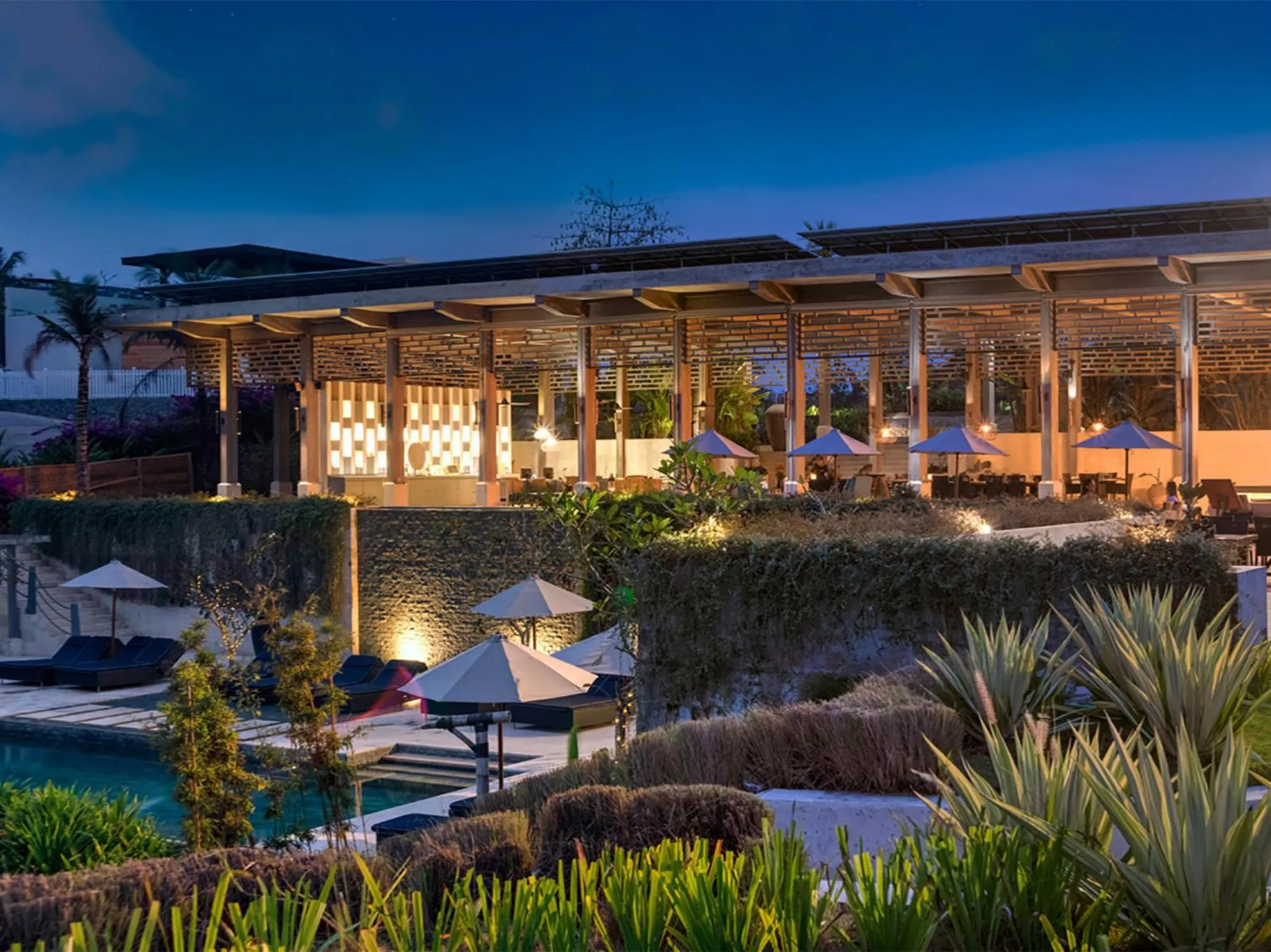 Property building in Selong Selo Resort and Villas