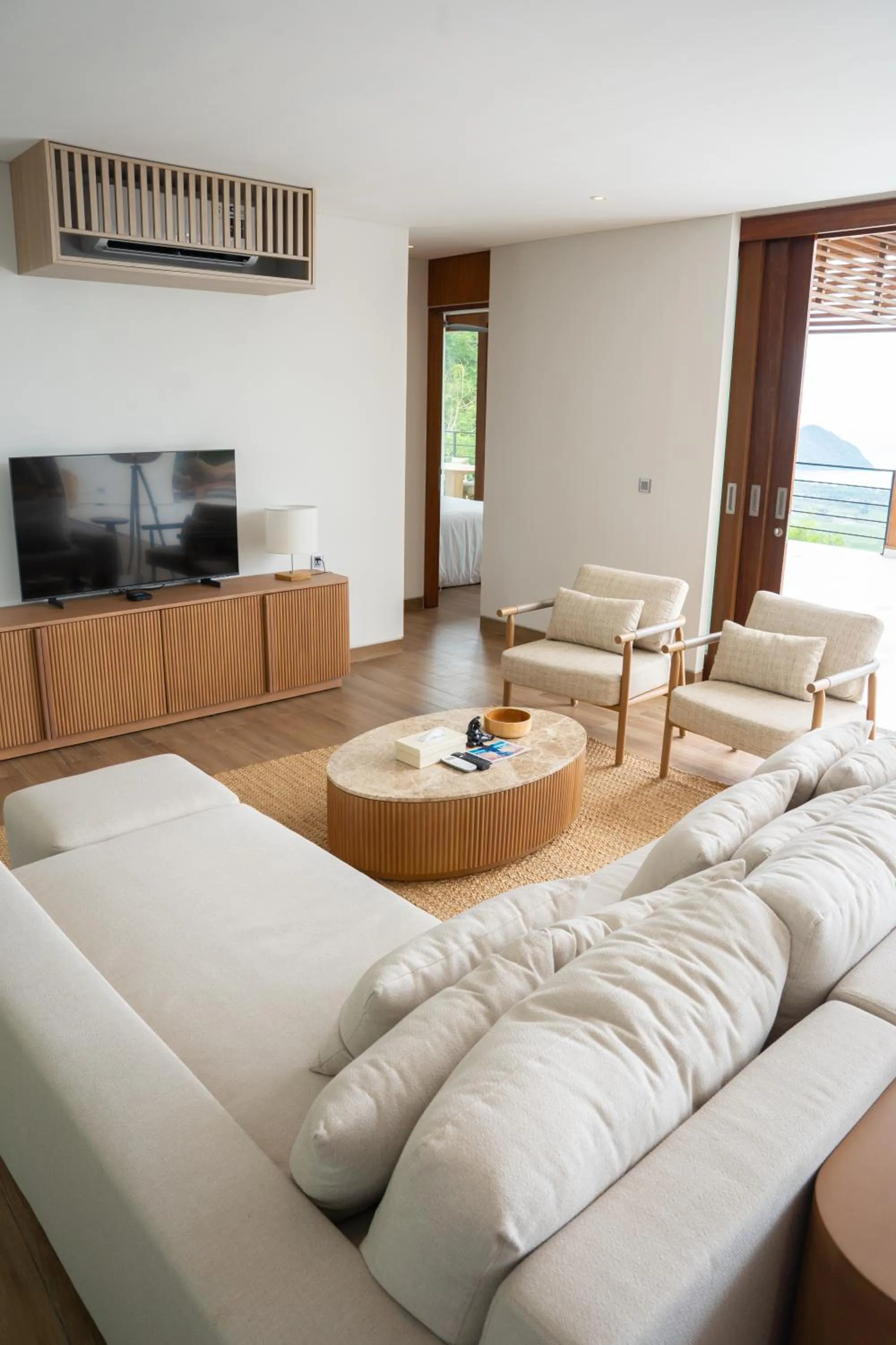 Living room in Selong Selo Resort and Villas