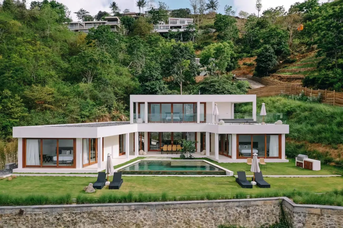 Property building in Selong Selo Resort and Villas