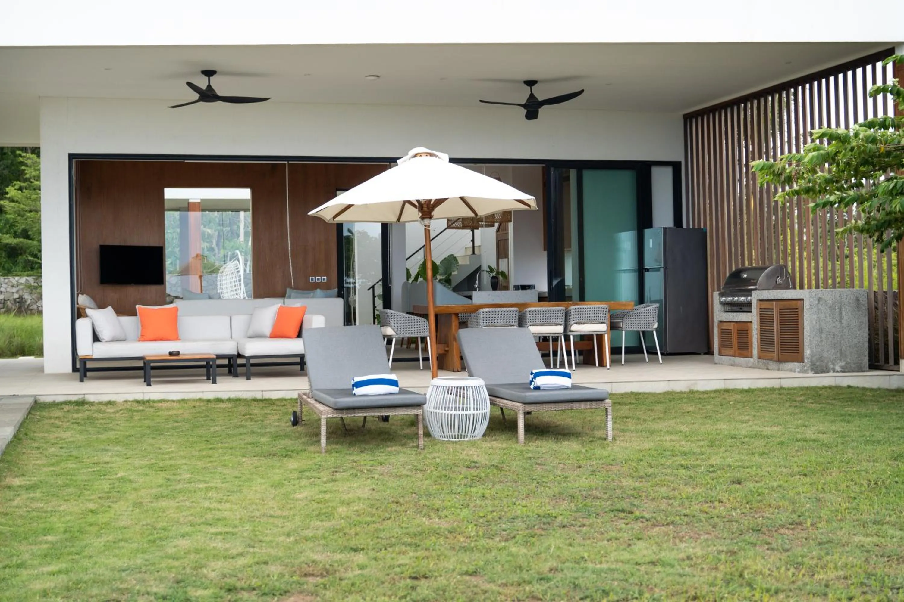 Patio in Selong Selo Resort and Villas