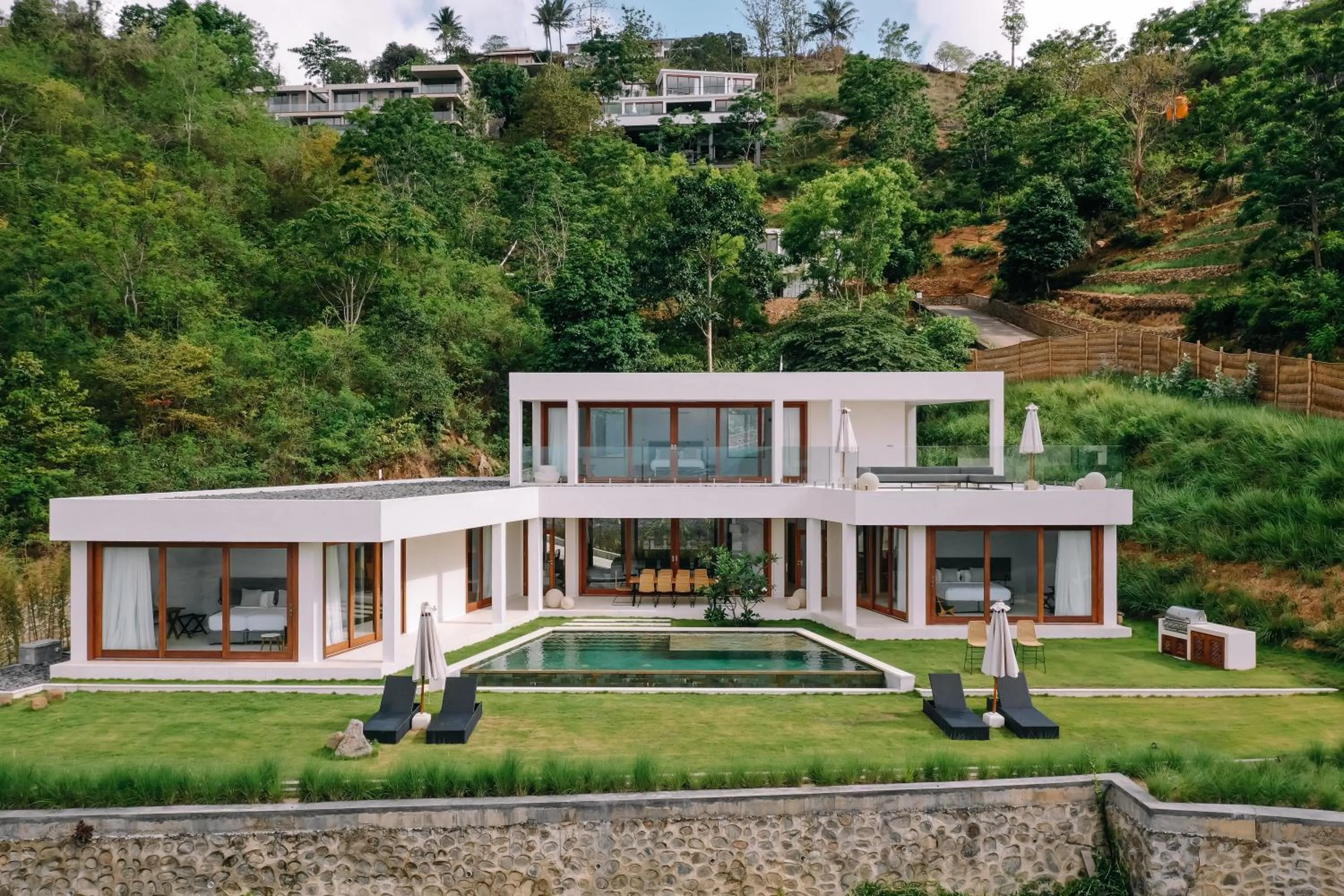 Property building in Selong Selo Resort and Villas