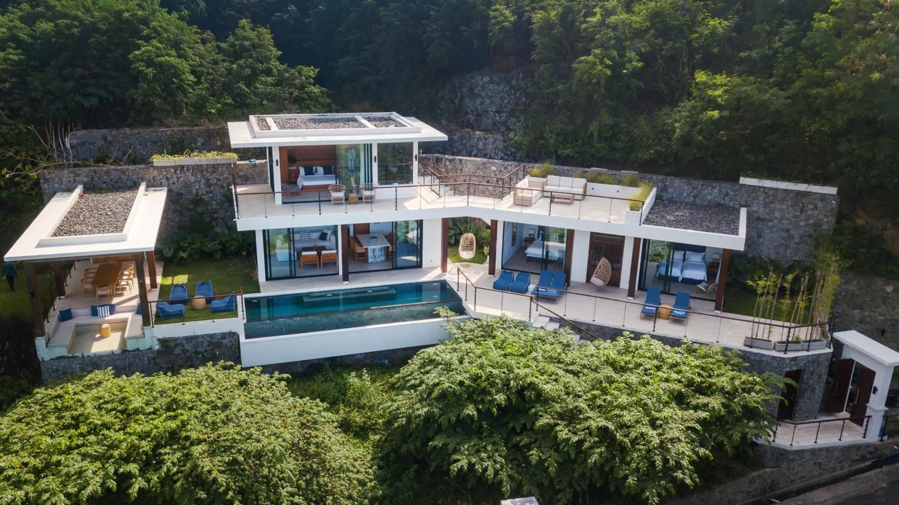 Property building in Selong Selo Resort and Villas