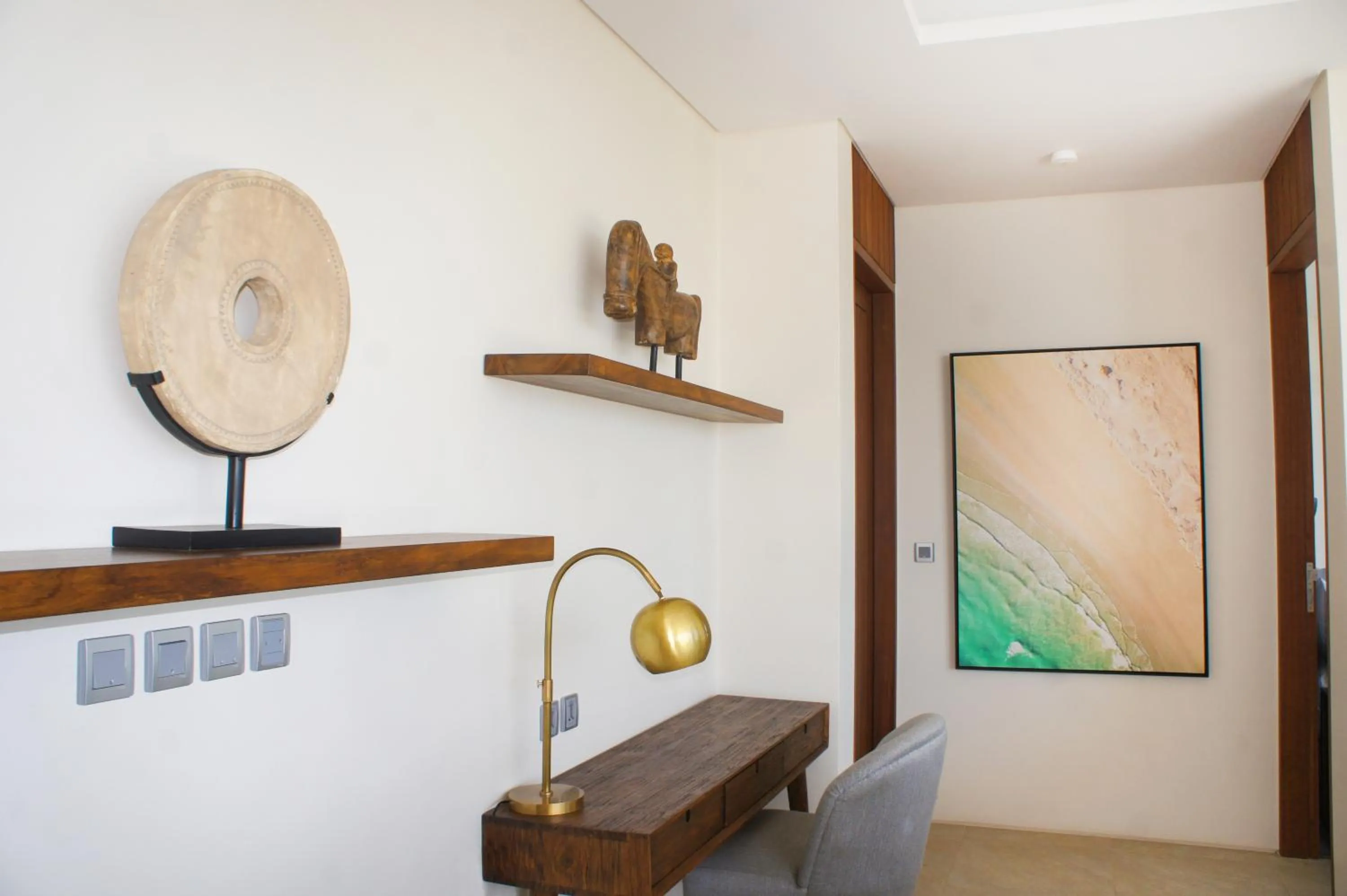 Seating area in Selong Selo Resort and Villas