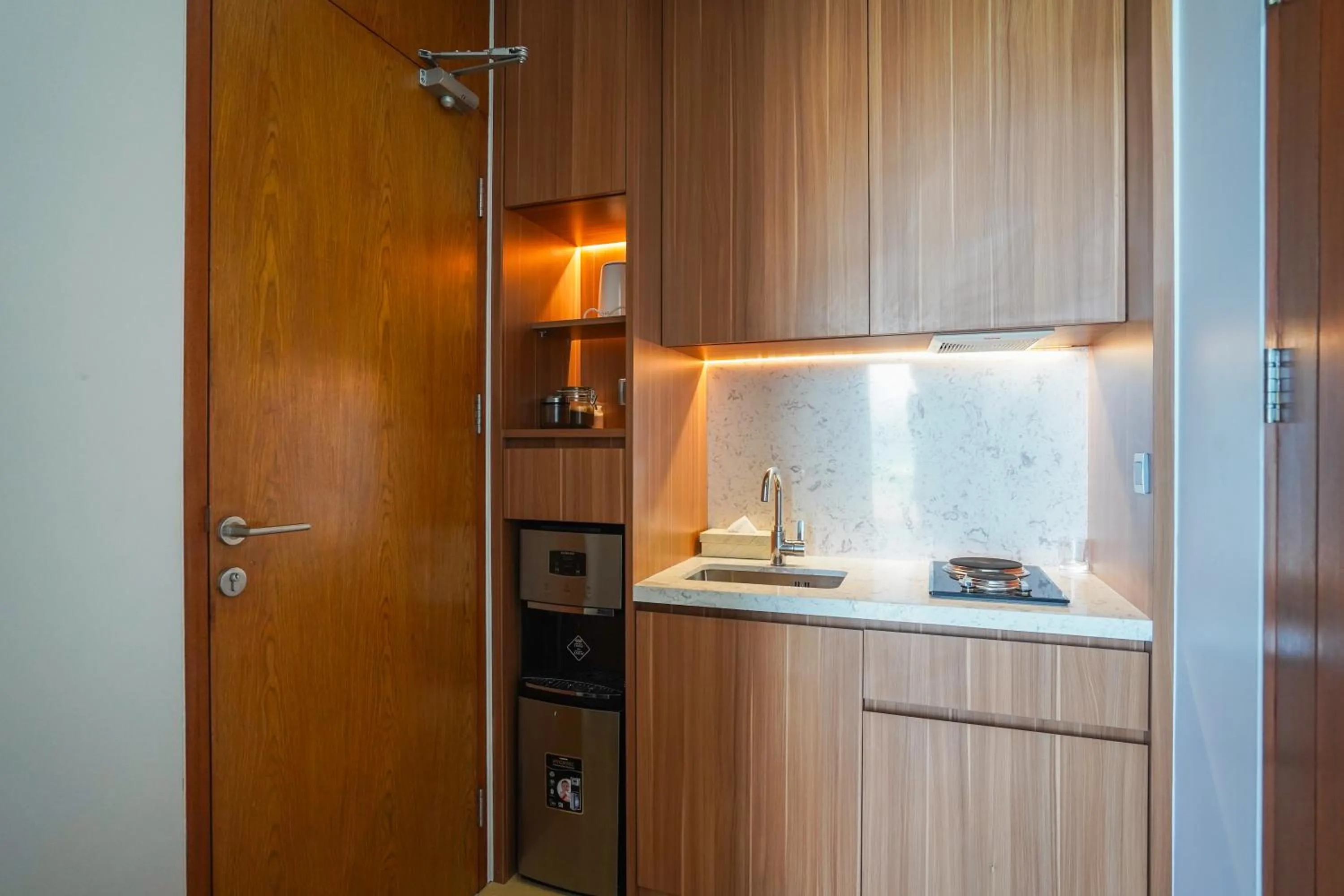 Kitchen or kitchenette in Selong Selo Resort and Villas