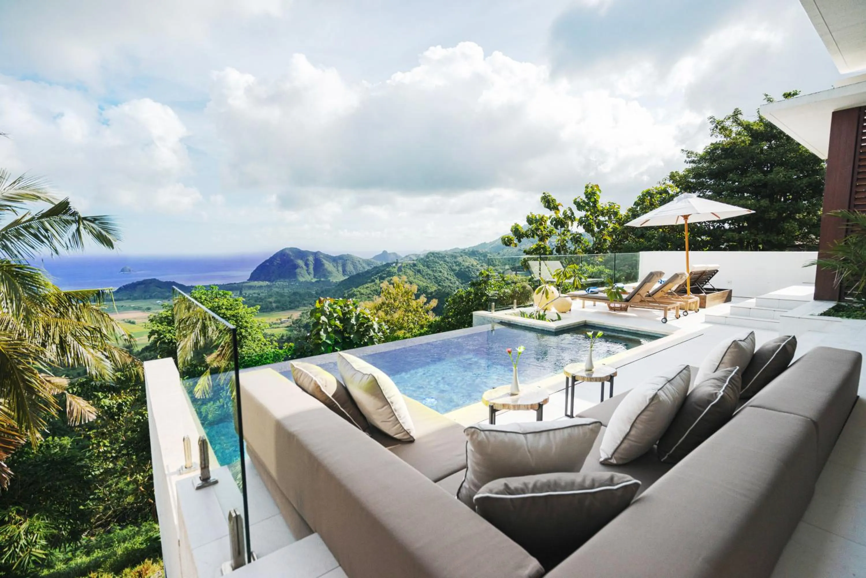 Pool view in Selong Selo Resort and Villas