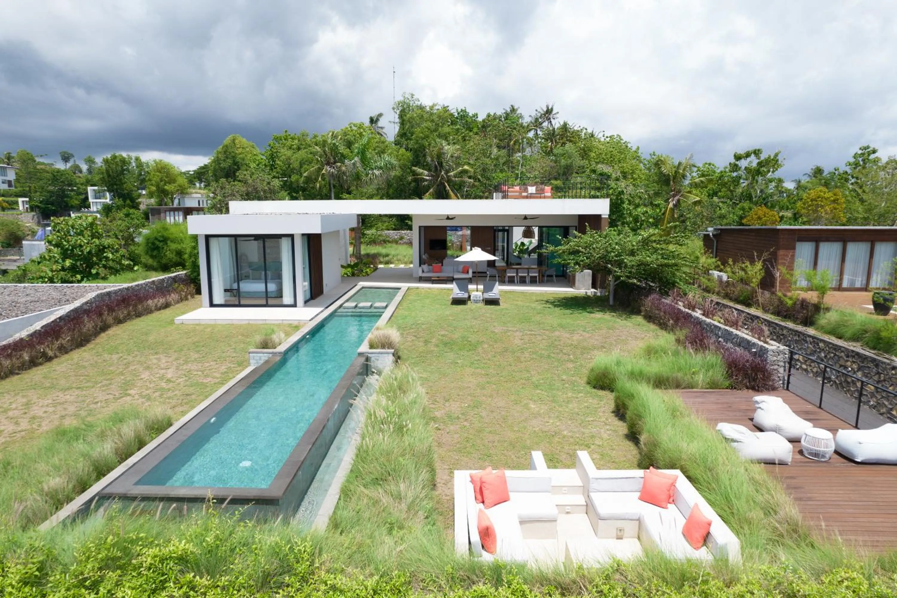 Property building in Selong Selo Resort and Villas