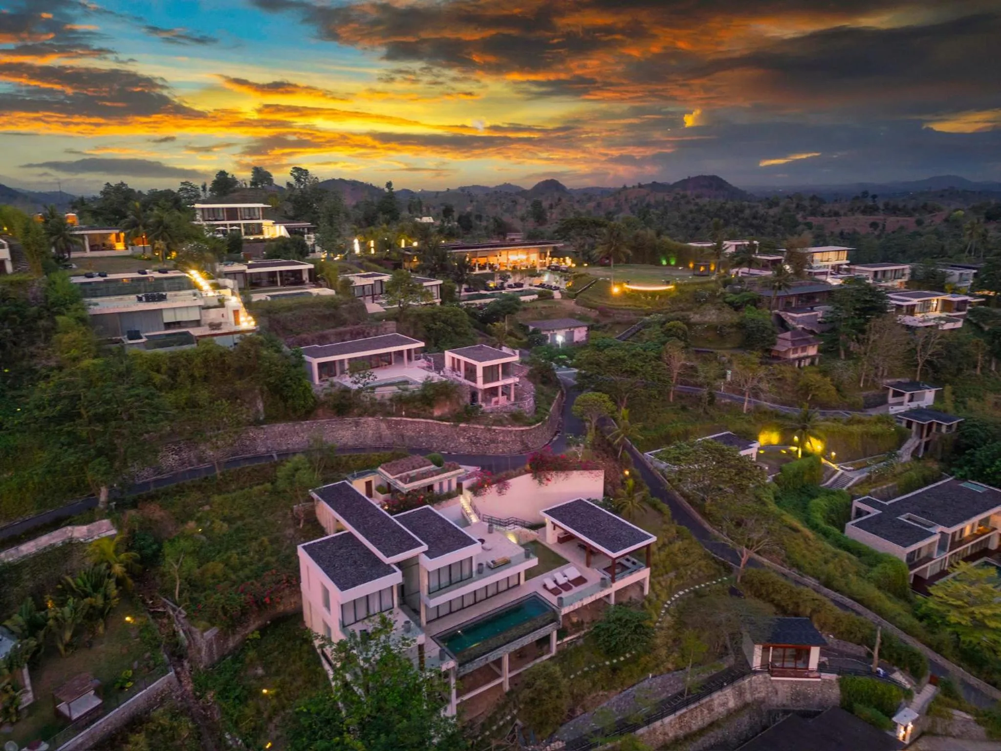 Property building in Selong Selo Resort and Villas