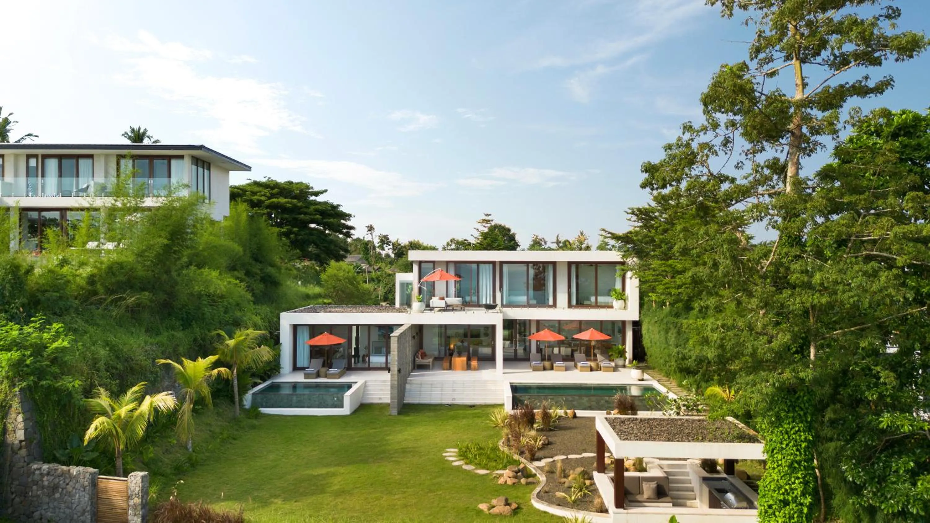 Property building in Selong Selo Resort and Villas