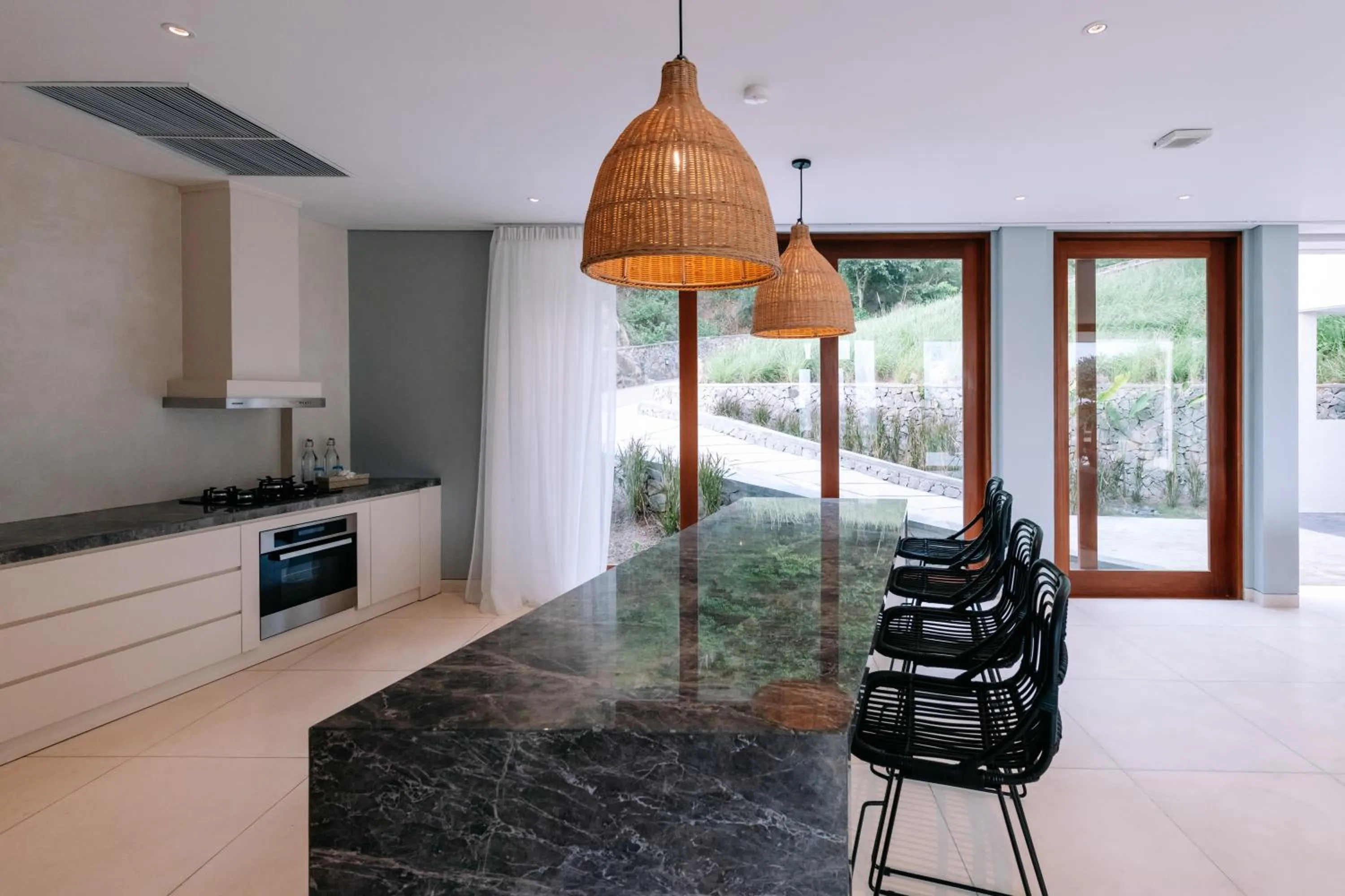 Kitchen or kitchenette in Selong Selo Resort and Villas