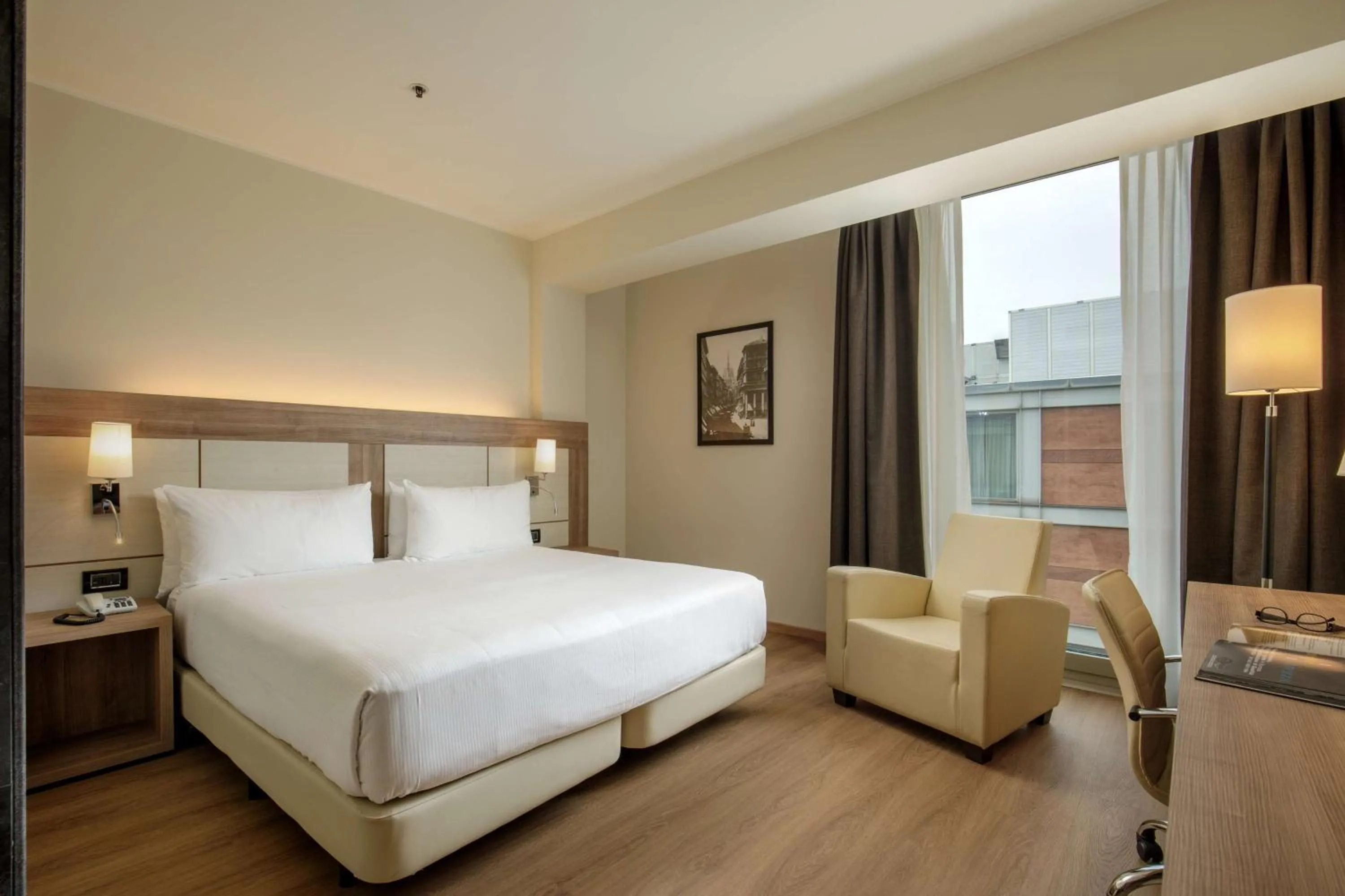 Bed in DoubleTree By Hilton Milan