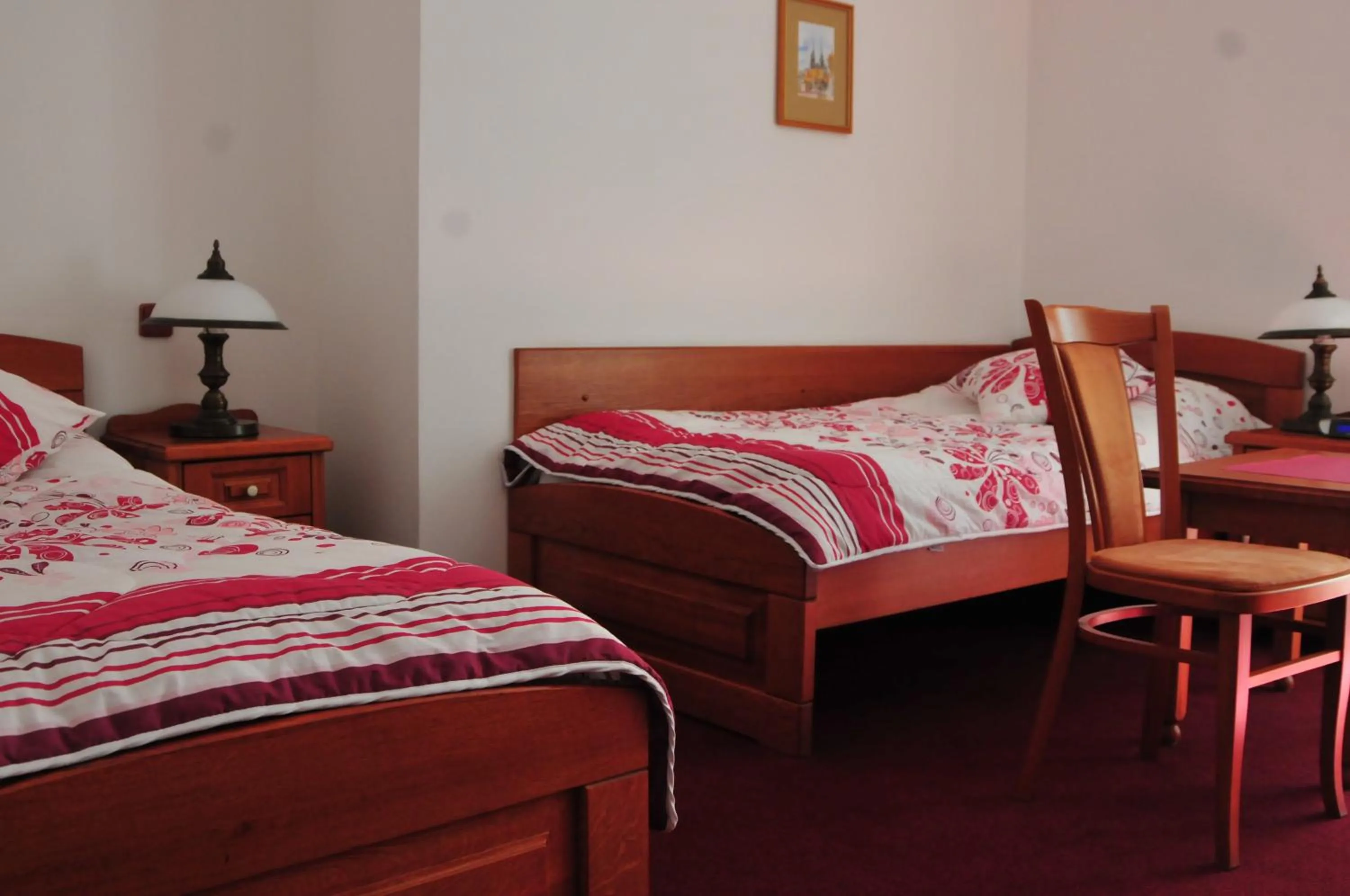 Bed in Hotel Pegas Brno