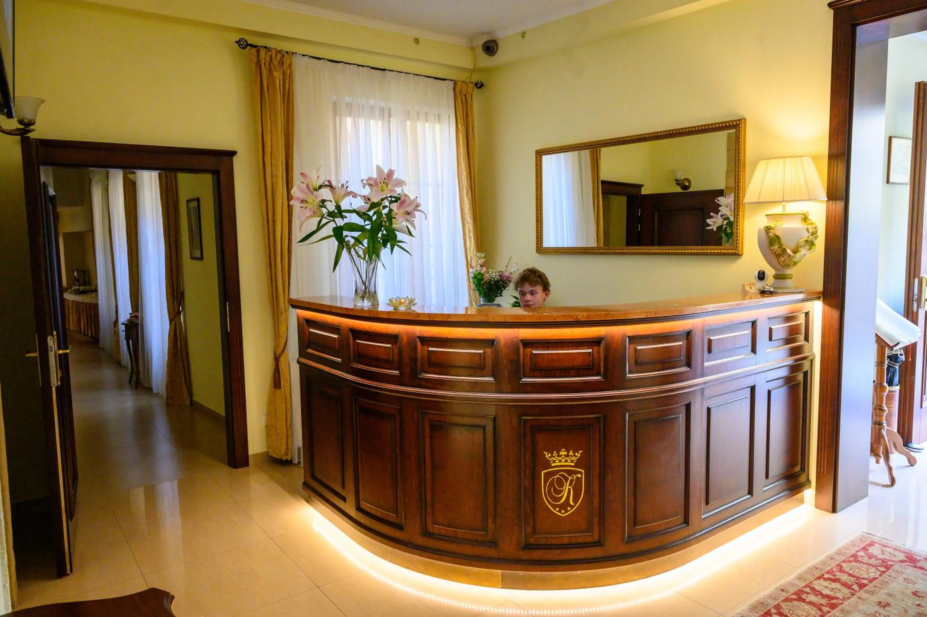Lobby or reception in Hotel U Krále