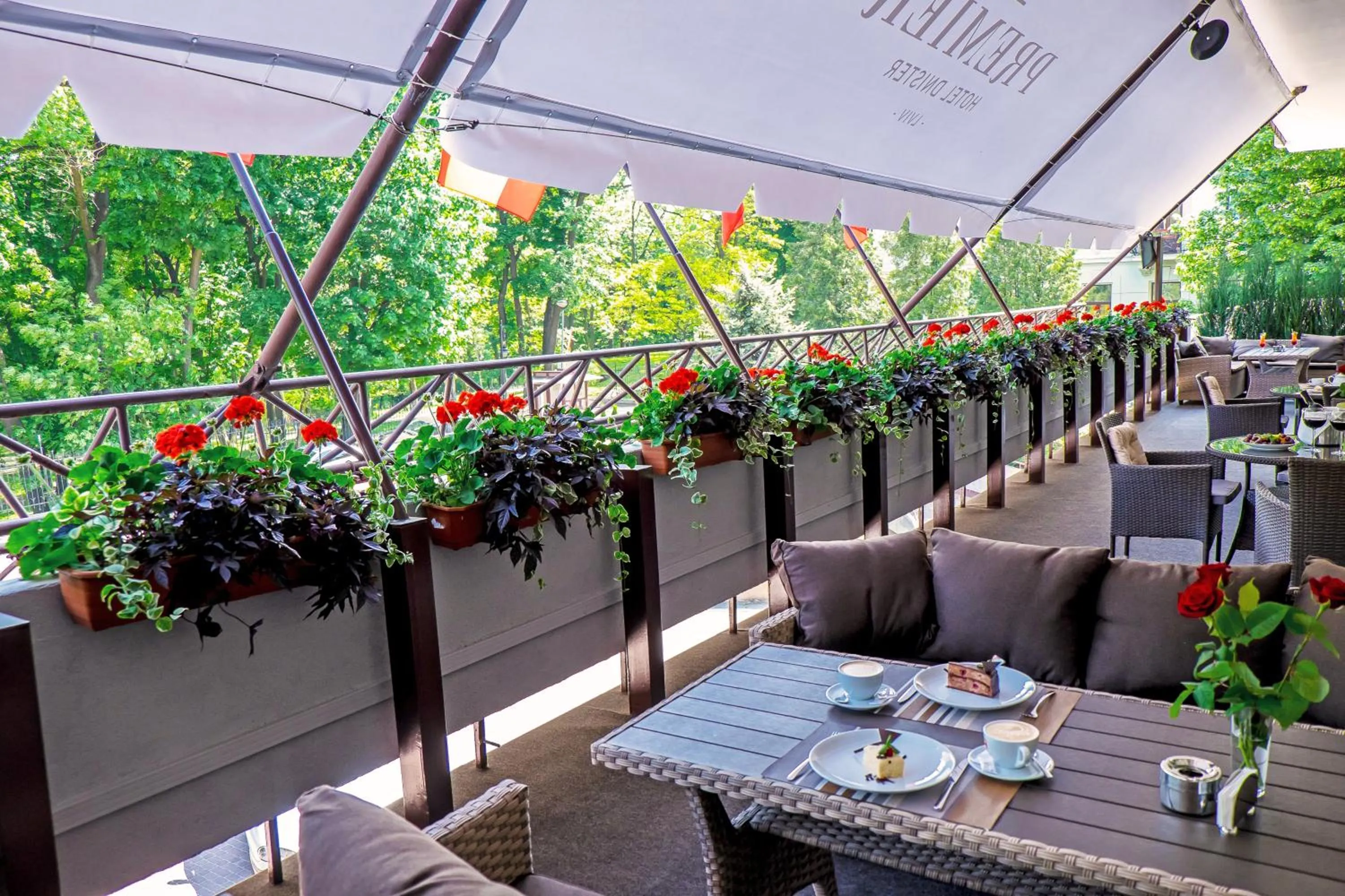 Balcony/Terrace in Premier Hotel Dnister