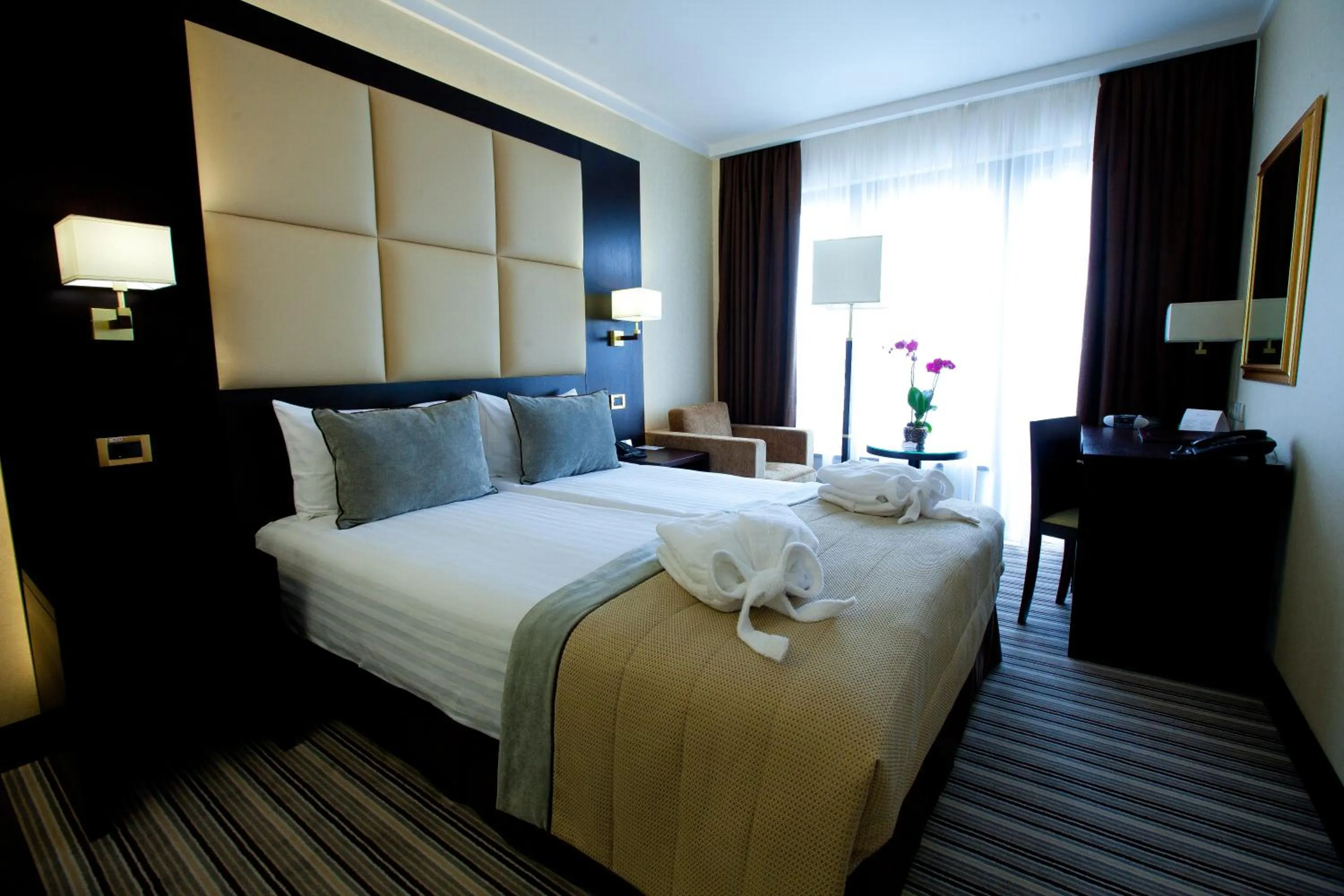 Photo of the whole room, Bed in Premier Hotel Dnister