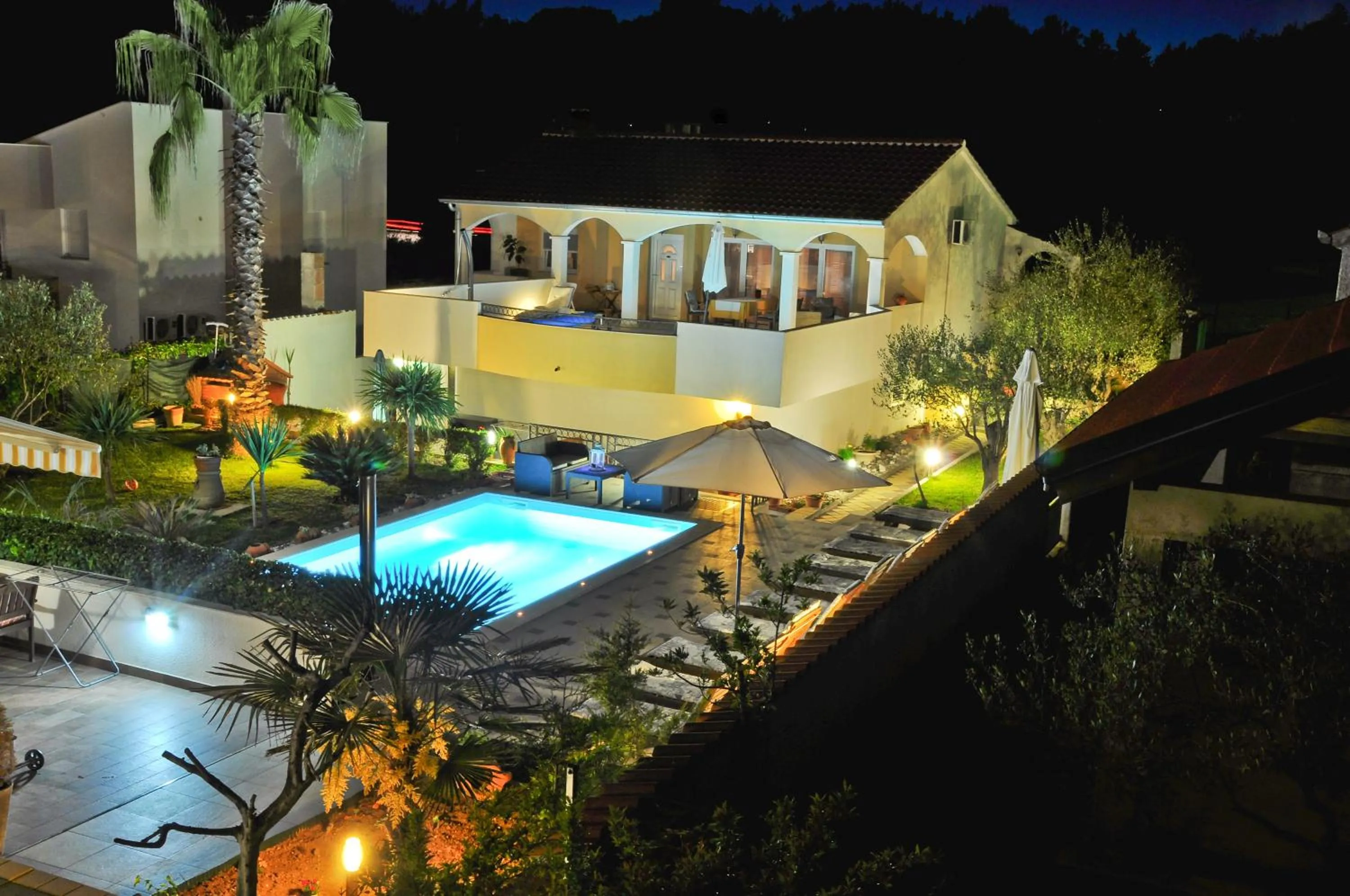Bird's eye view in Villa Vanilla with Heated Pool