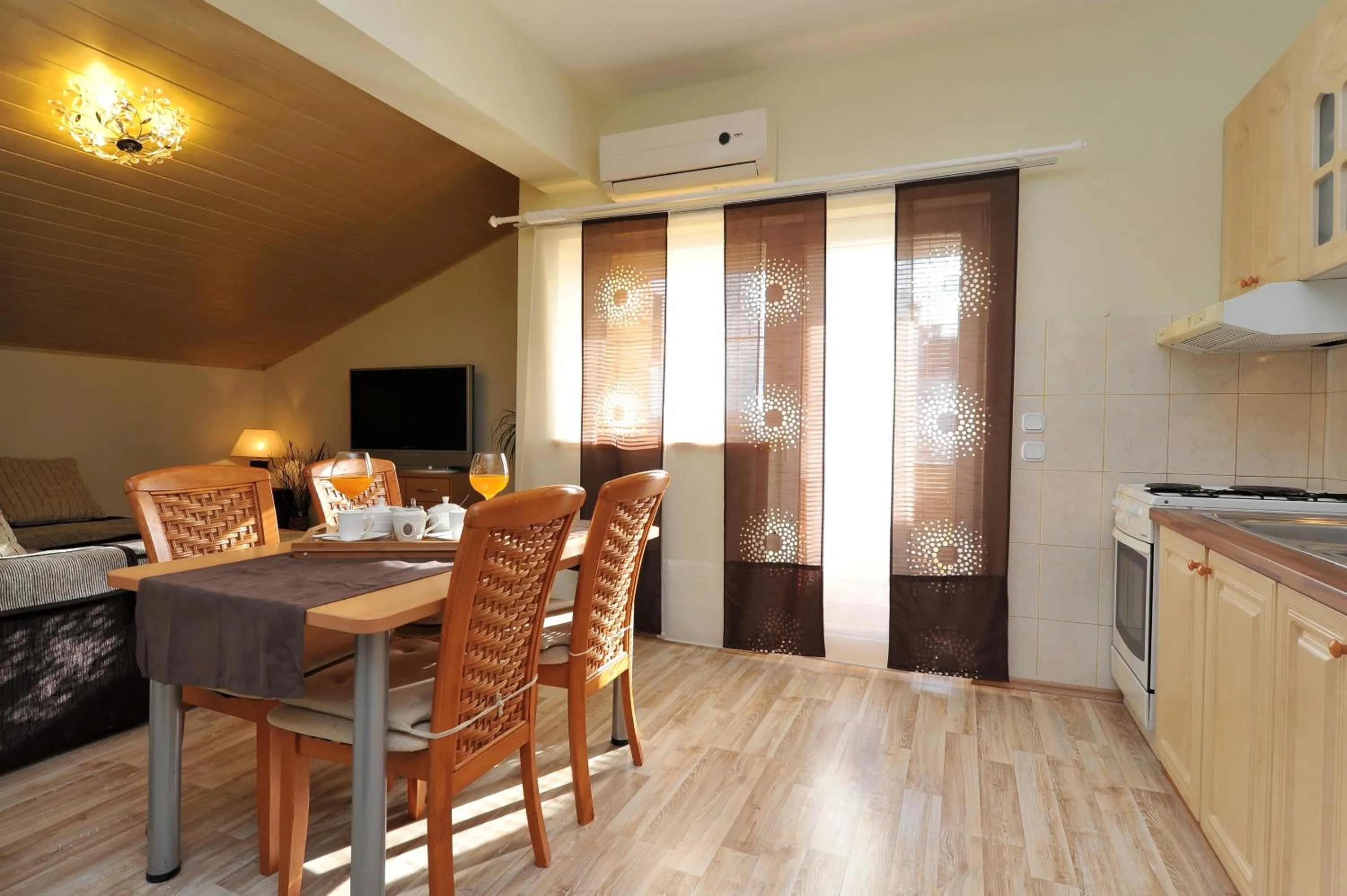 Dining area in Villa Vanilla with Heated Pool