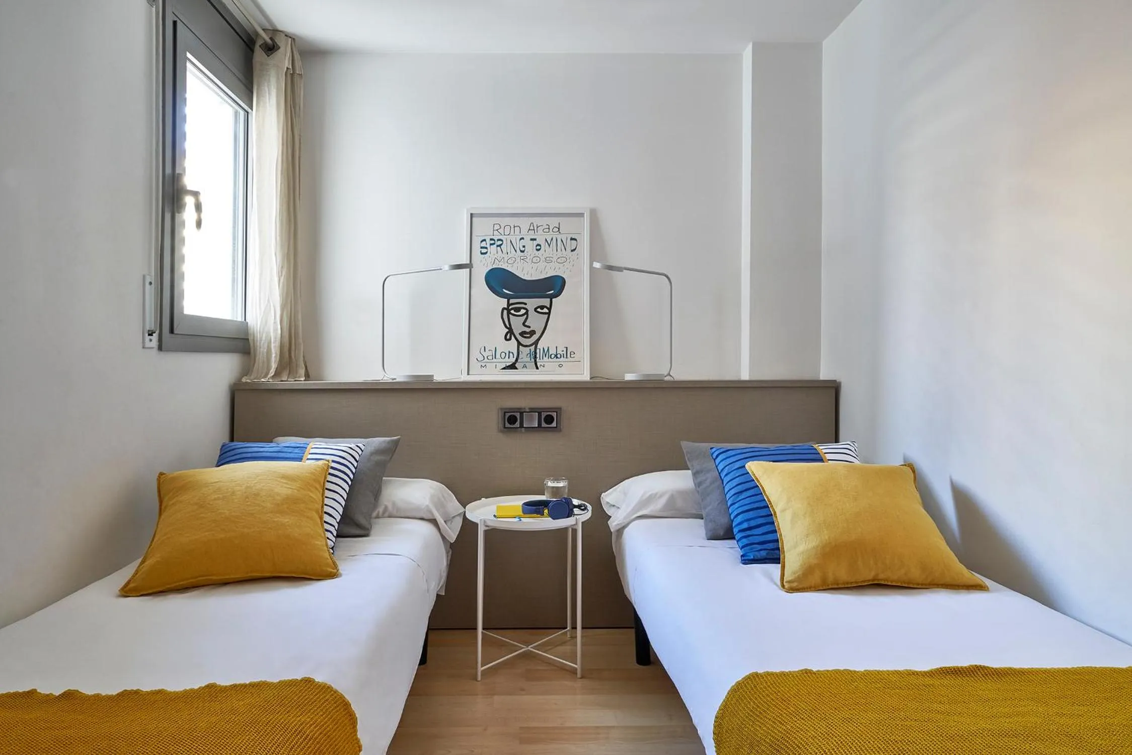 Bed in Lugaris Rambla Apartments