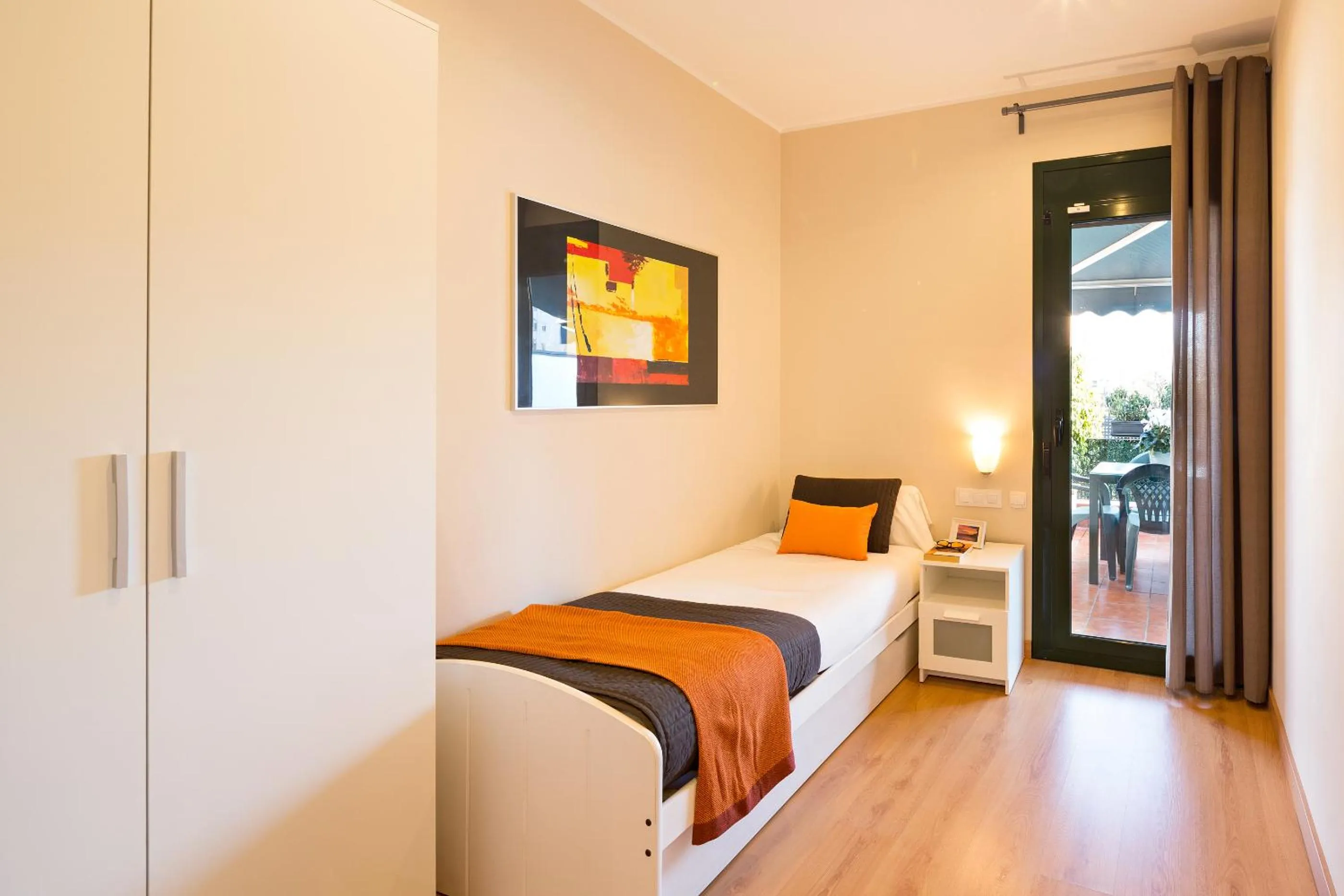 Bed in Lugaris Rambla Apartments