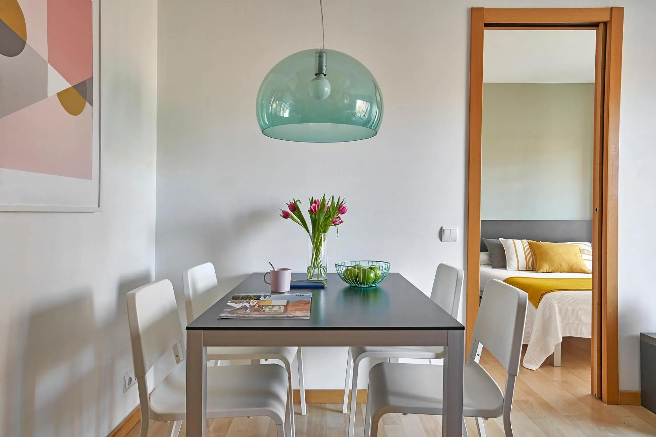Living room in Lugaris Rambla Apartments