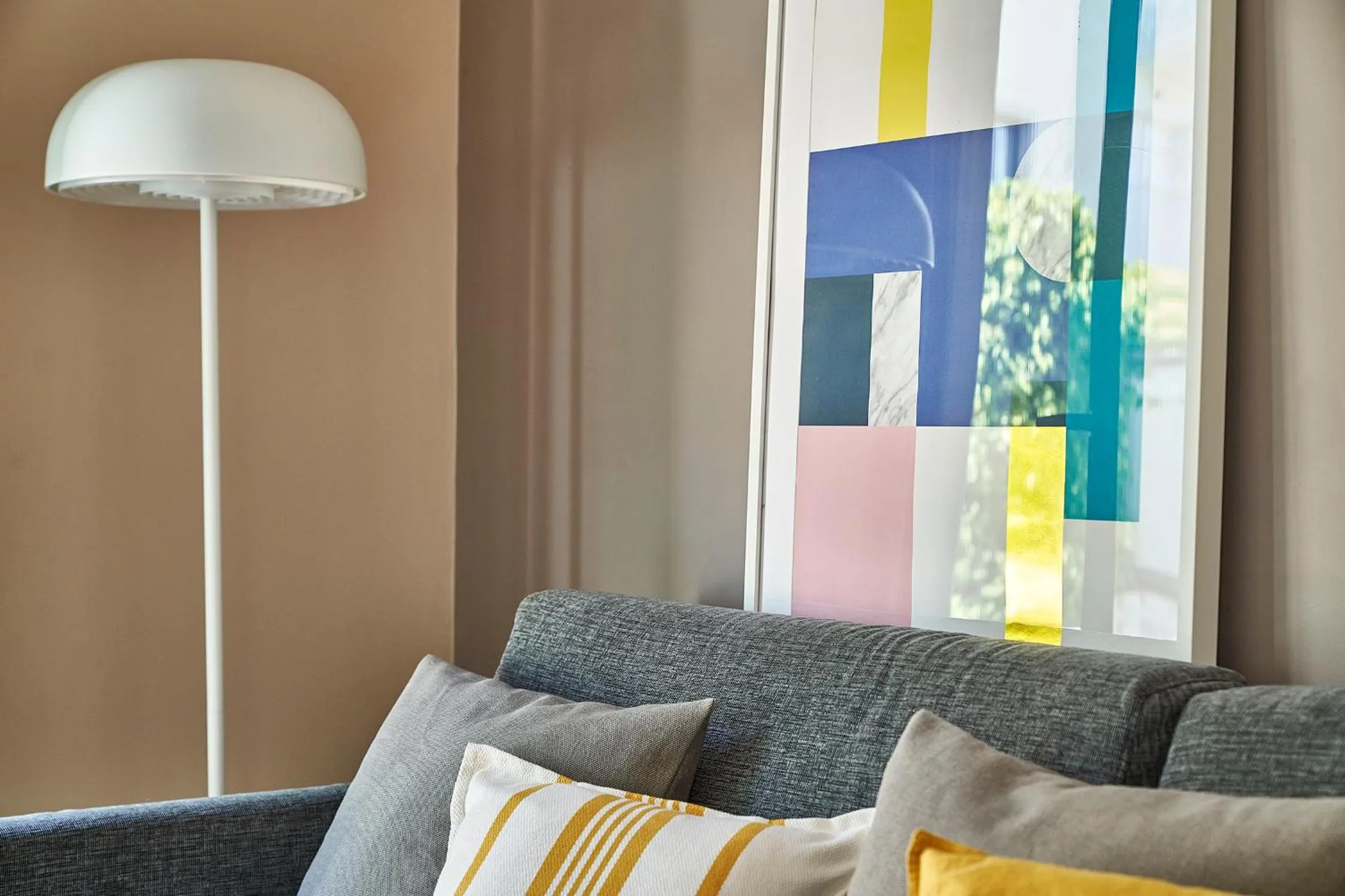 Living room in Lugaris Rambla Apartments