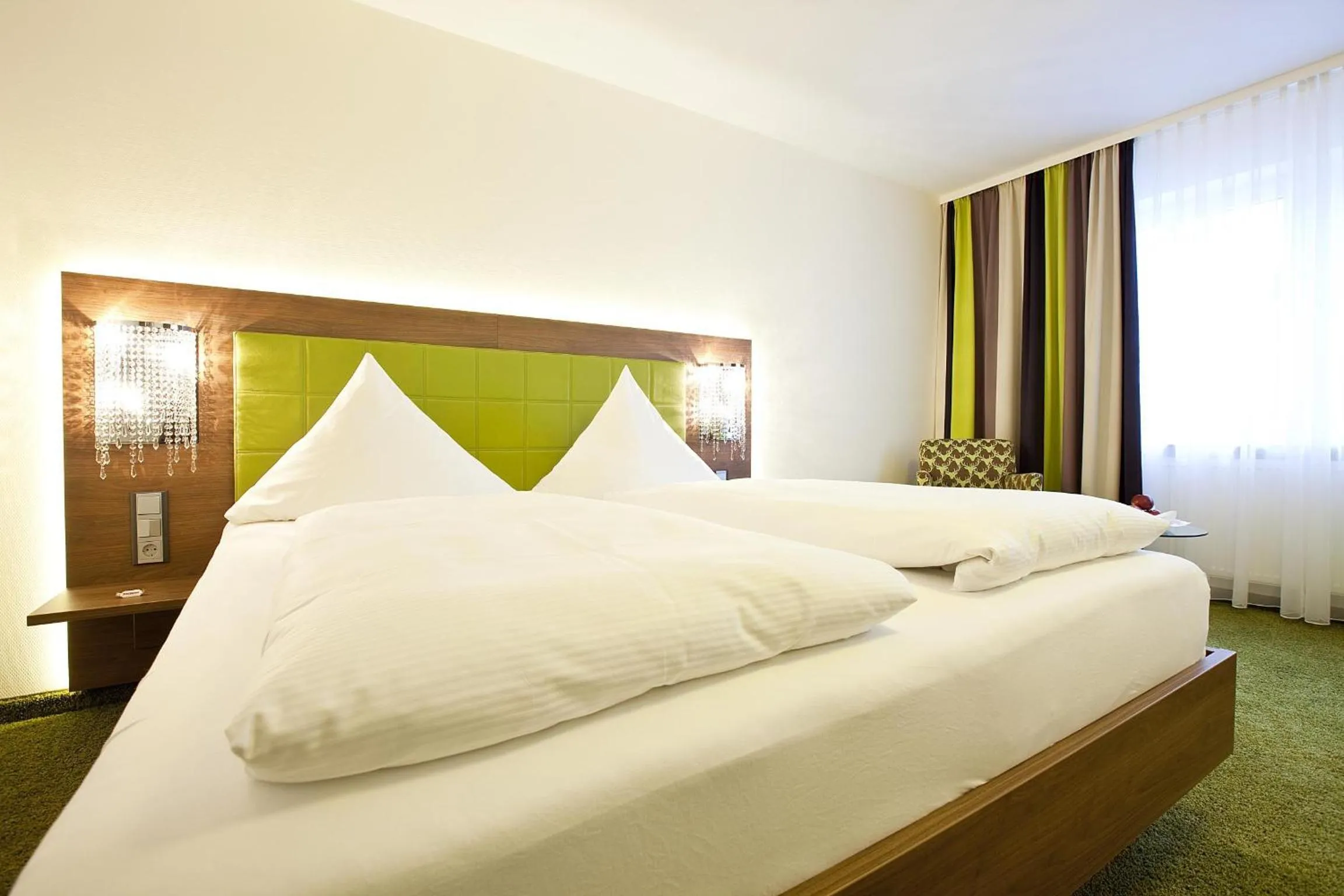 Photo of the whole room, Bed in Hotel Hirsch