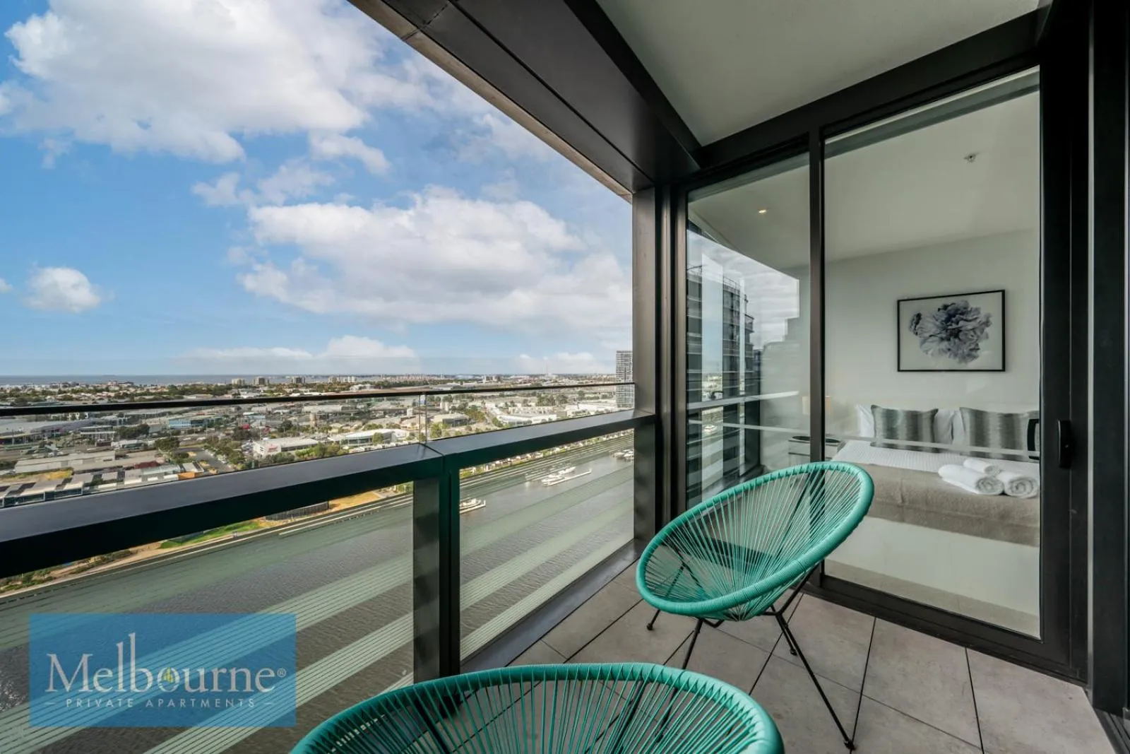 Balcony/Terrace in Melbourne Private Apartments - Collins Street Waterfront, Docklands