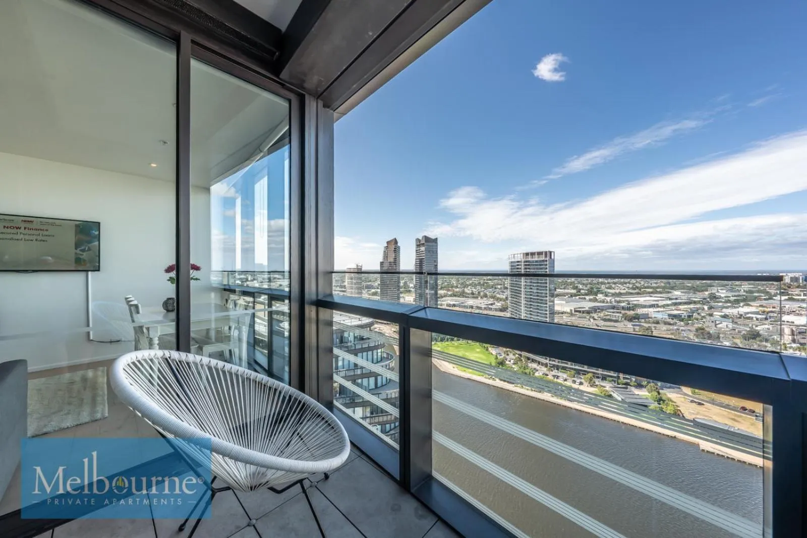 Balcony/Terrace in Melbourne Private Apartments - Collins Street Waterfront, Docklands