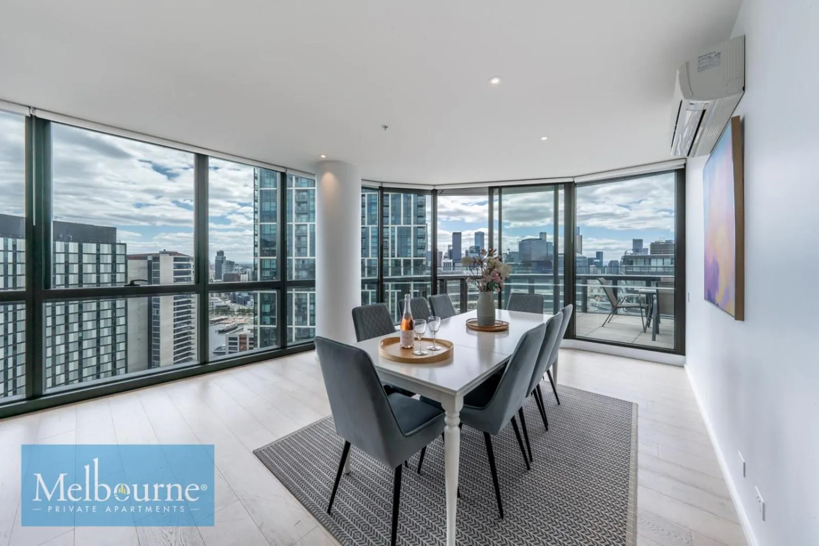 Dining area in Melbourne Private Apartments - Collins Street Waterfront, Docklands