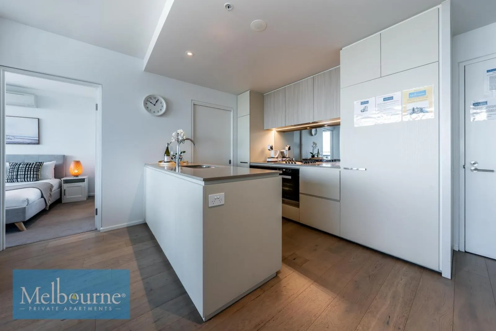 Kitchen or kitchenette in Melbourne Private Apartments - Collins Street Waterfront, Docklands