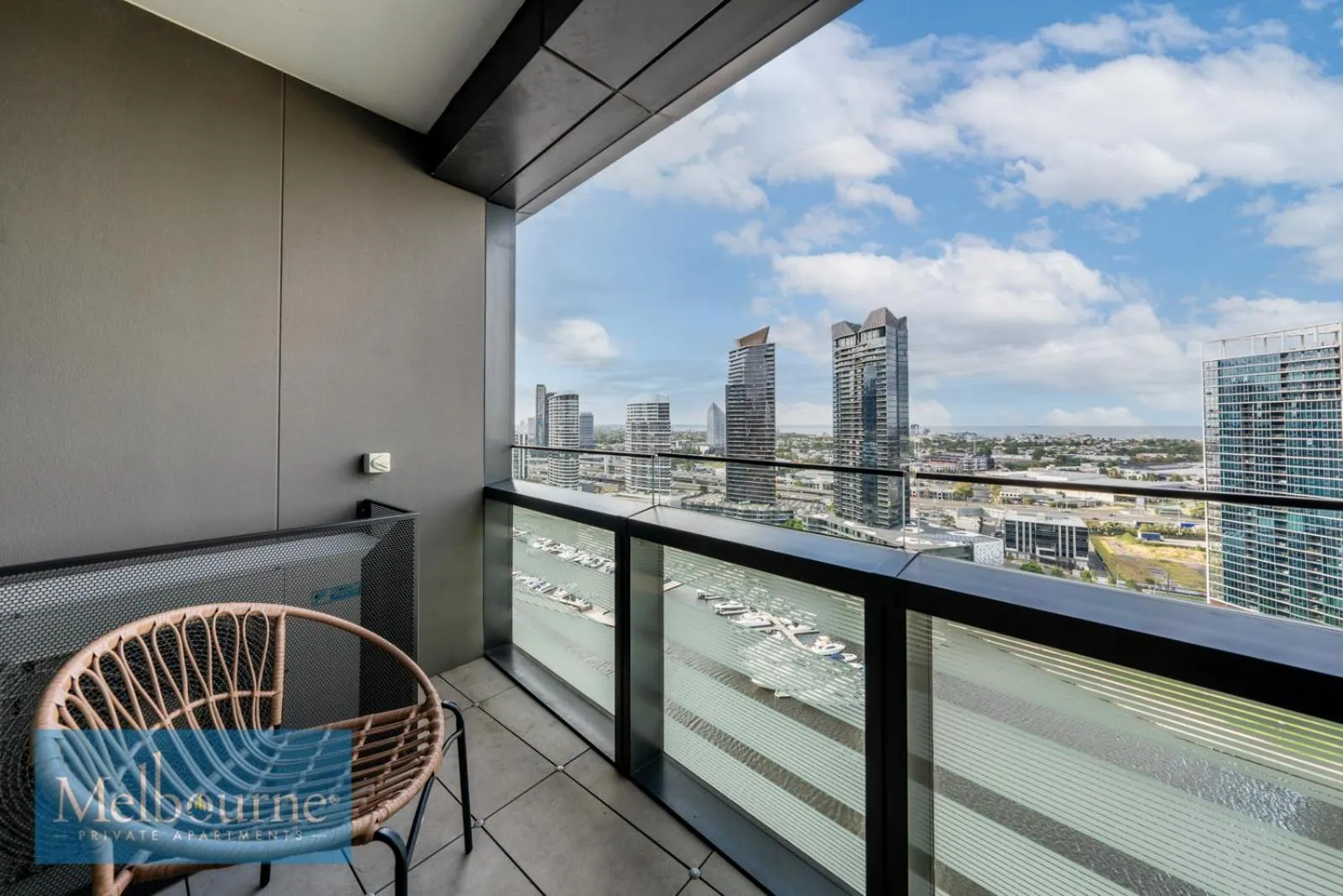Balcony/Terrace in Melbourne Private Apartments - Collins Street Waterfront, Docklands