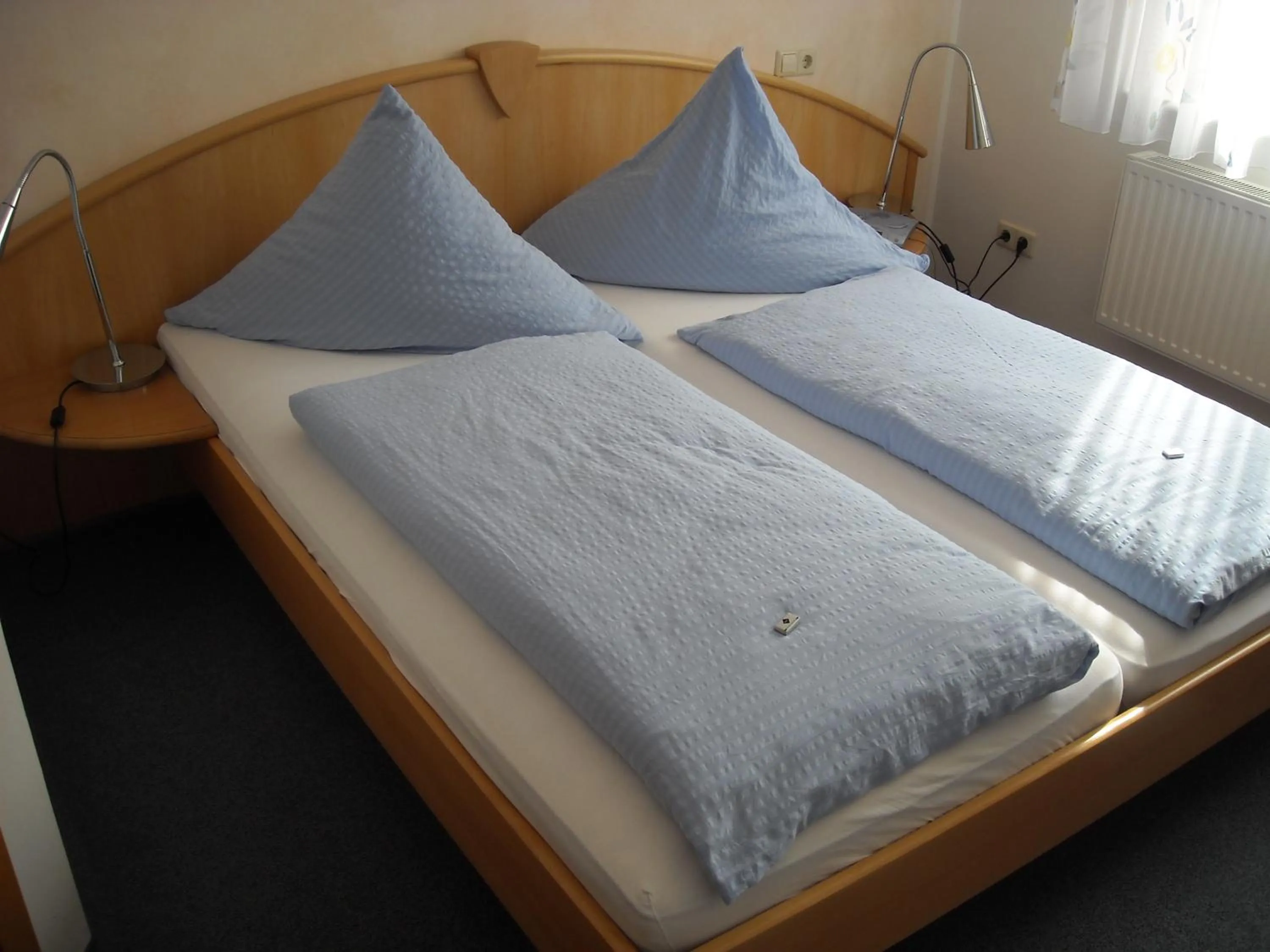 Photo of the whole room, Bed in Berghofstüble Obermarchtal