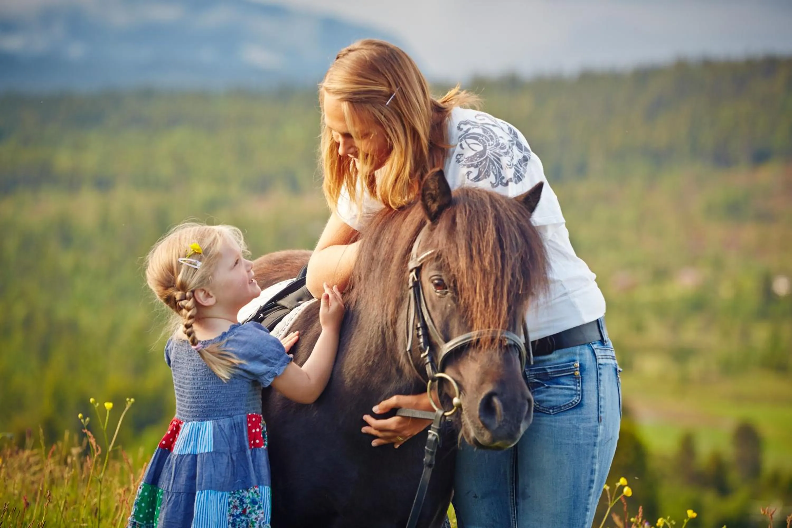 People in Storefjell Resort
