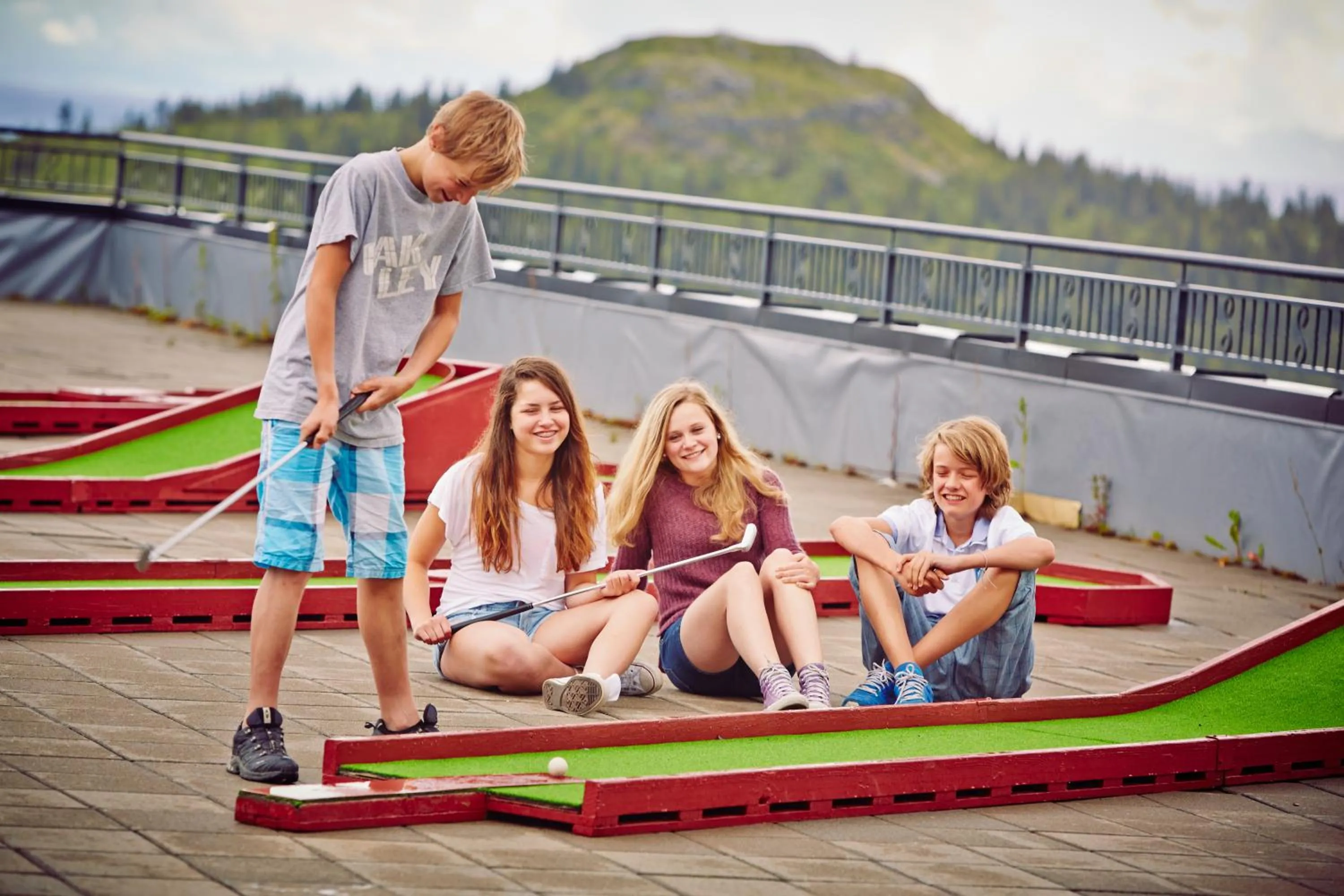 Minigolf in Storefjell Resort