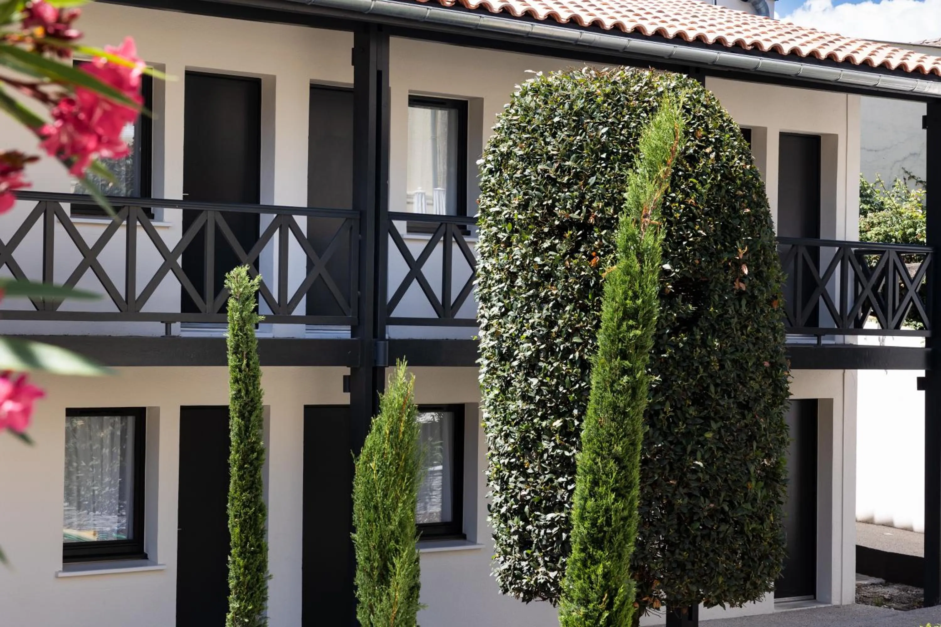 Garden in Best Western Premier Hotel des Vignes et des Anges