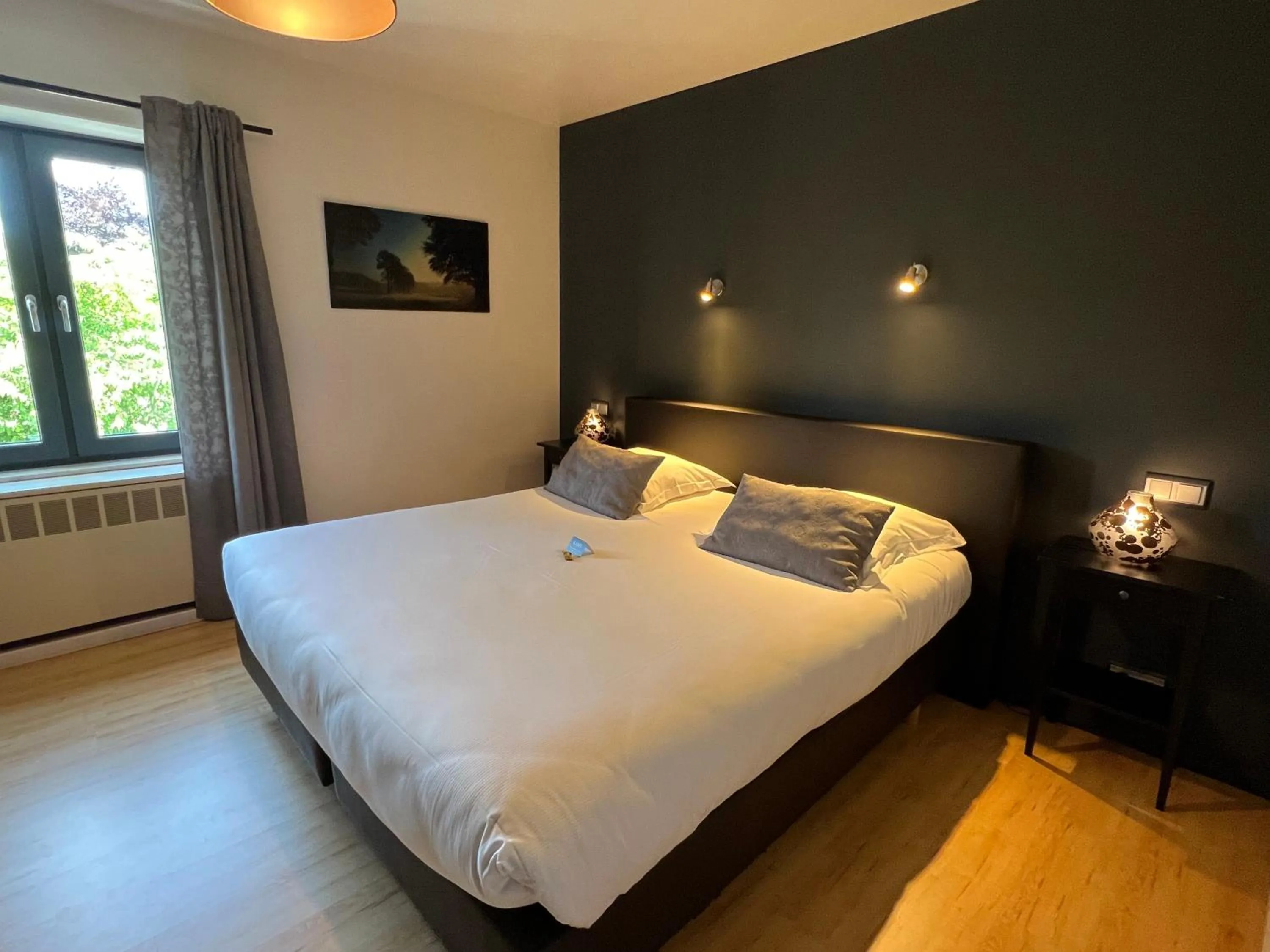 Bedroom, Bed in Hôtel Restaurant Lamy