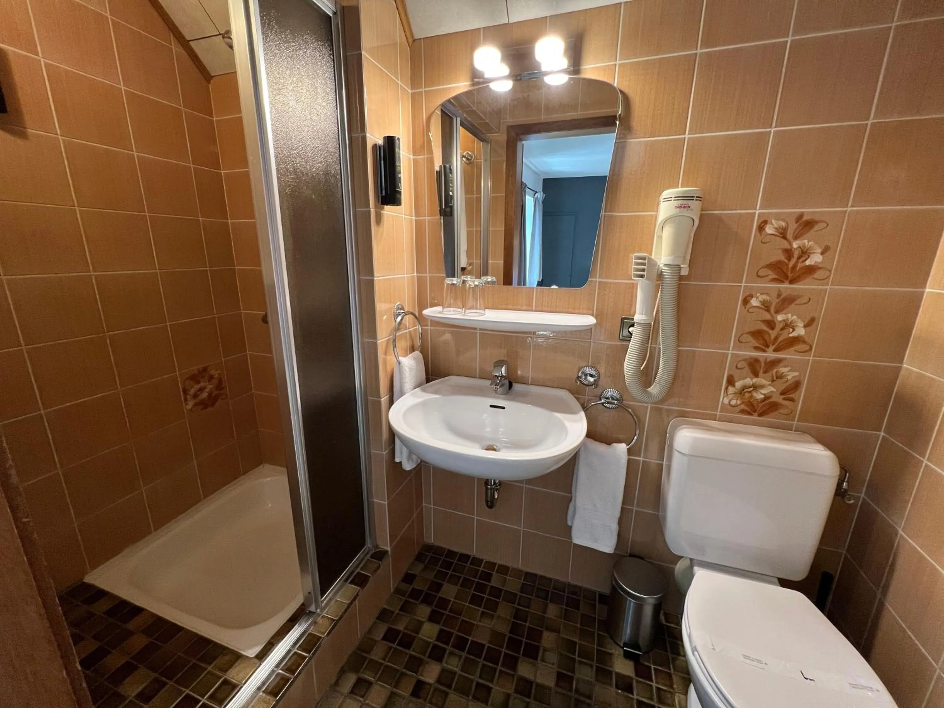 Bathroom in Hôtel Restaurant Lamy