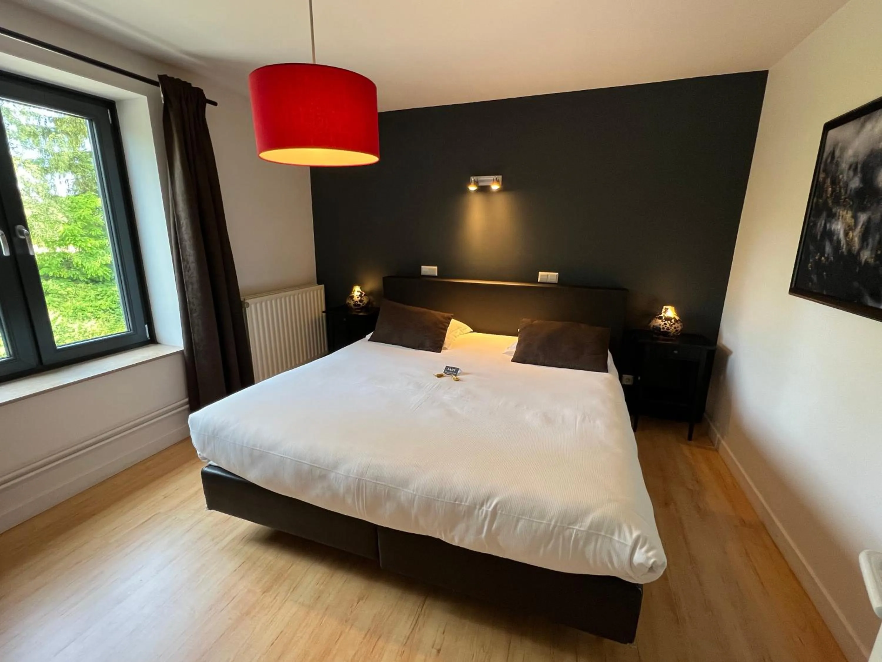 Bedroom, Bed in Hôtel Restaurant Lamy